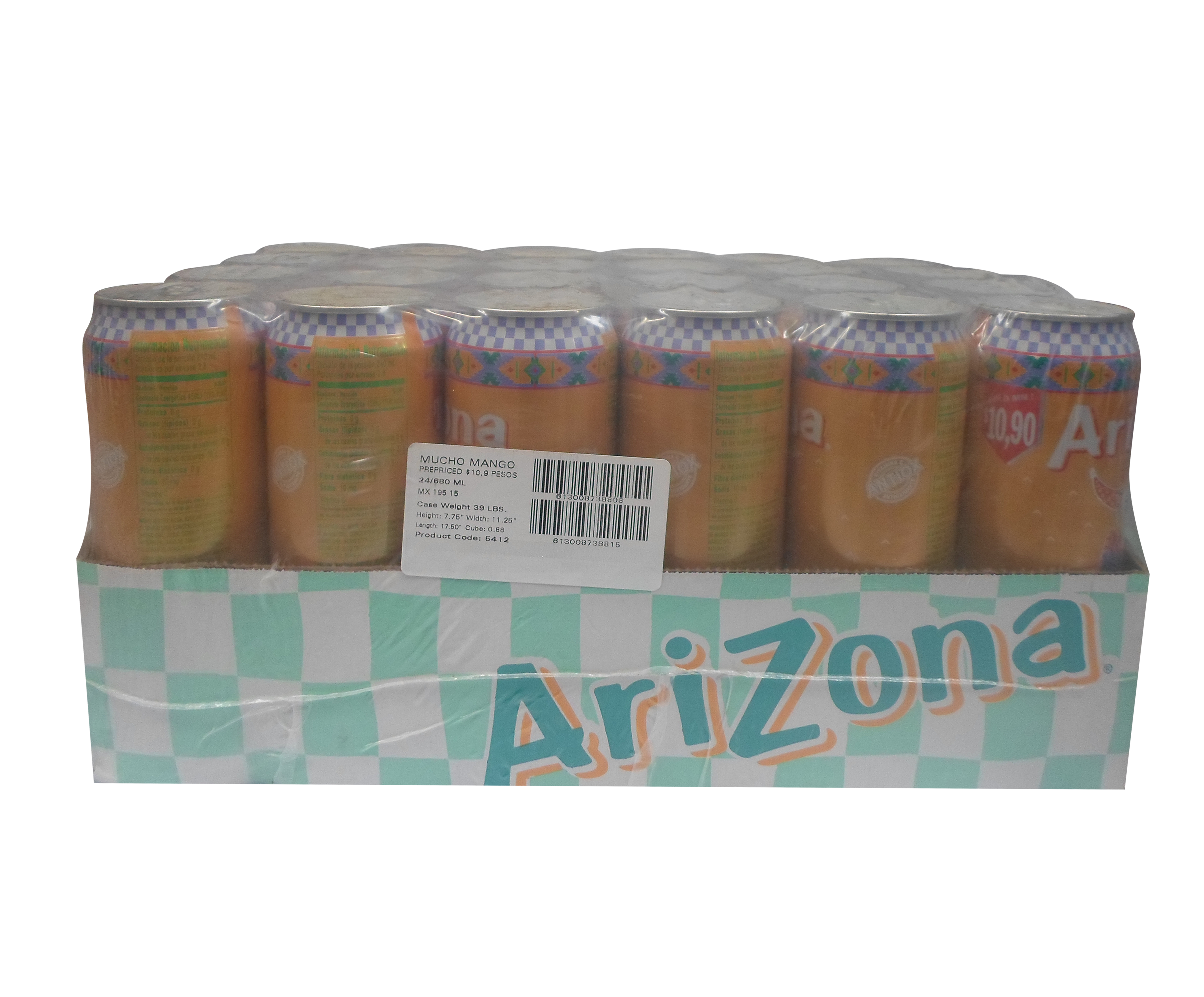 TE ARIZONA MANGO 24/680 ML.