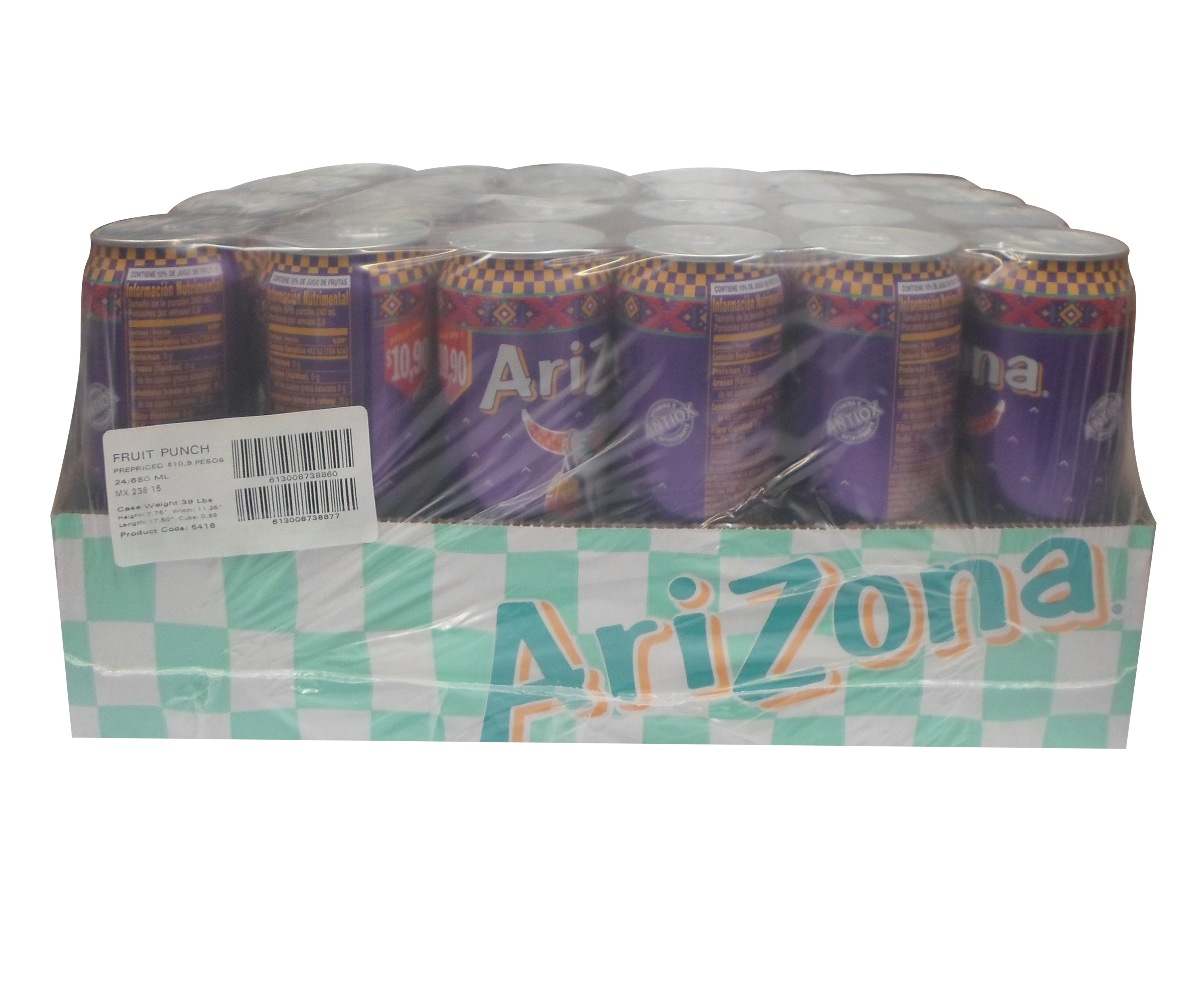 TE ARIZONA PONCHE DE FRUTAS 24/680 ML