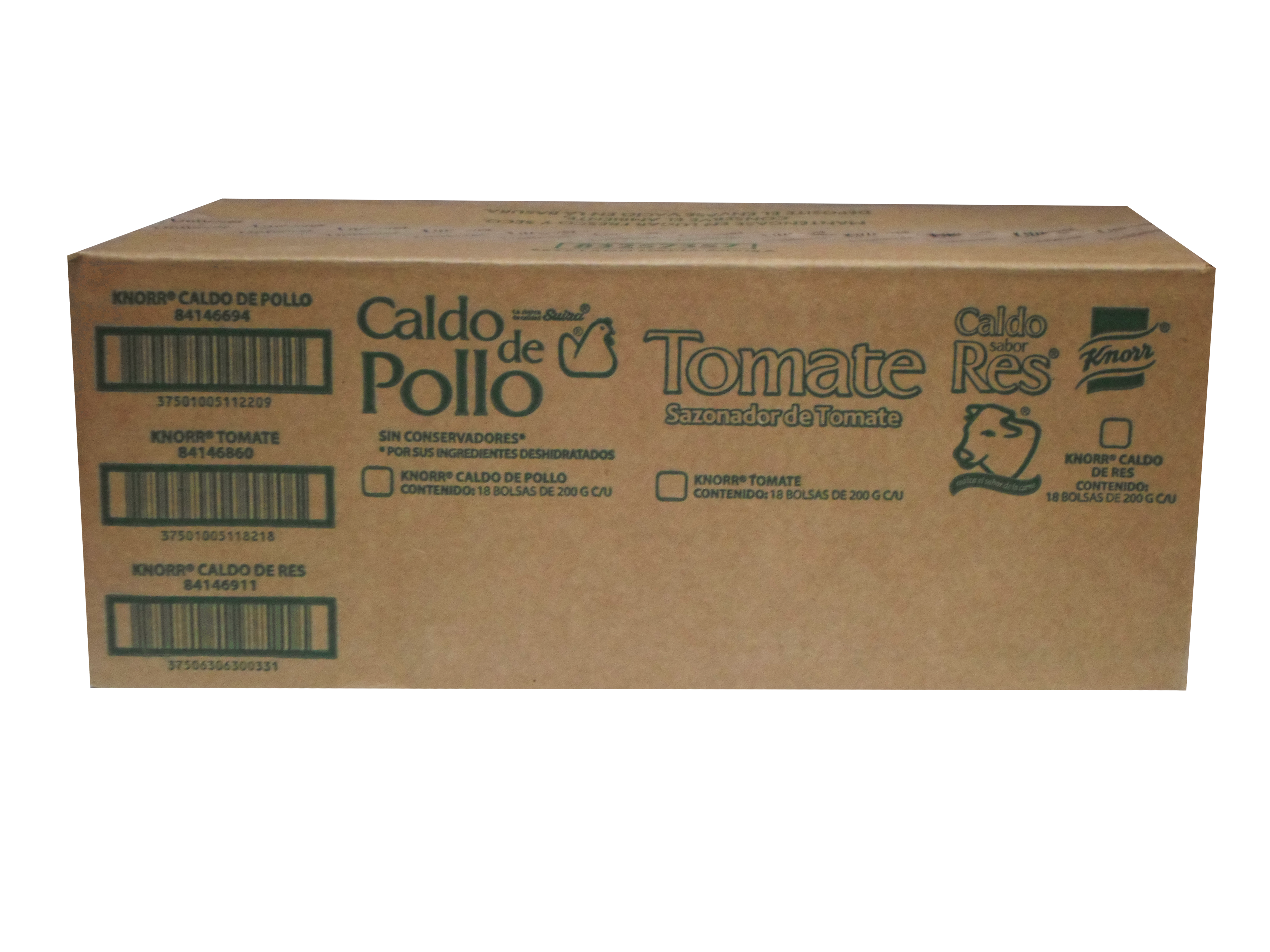 CONSOME DE POLLO KNORR 18/200 GR