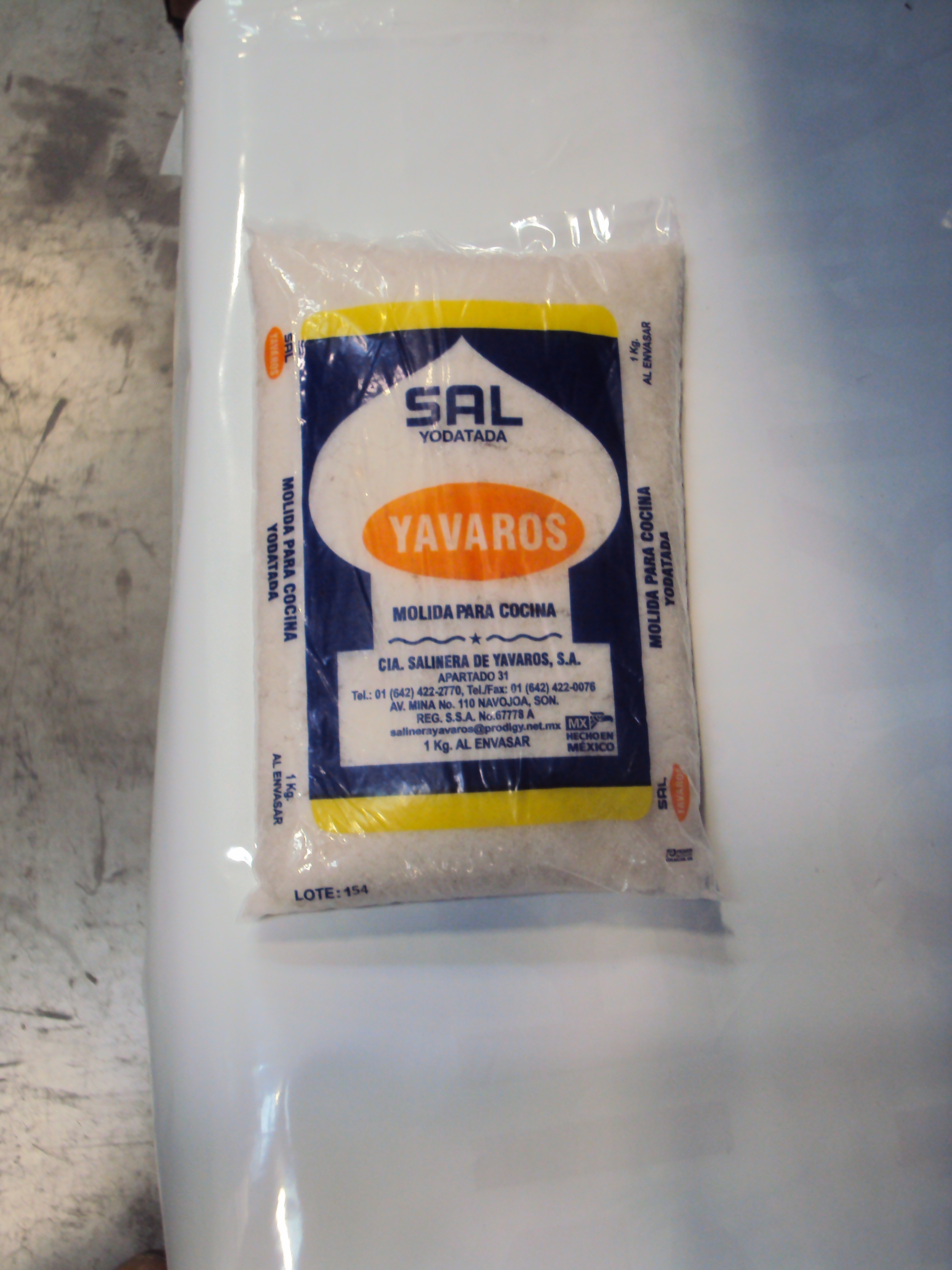 SAL DE GRANO YAVAROS 25/1 KG