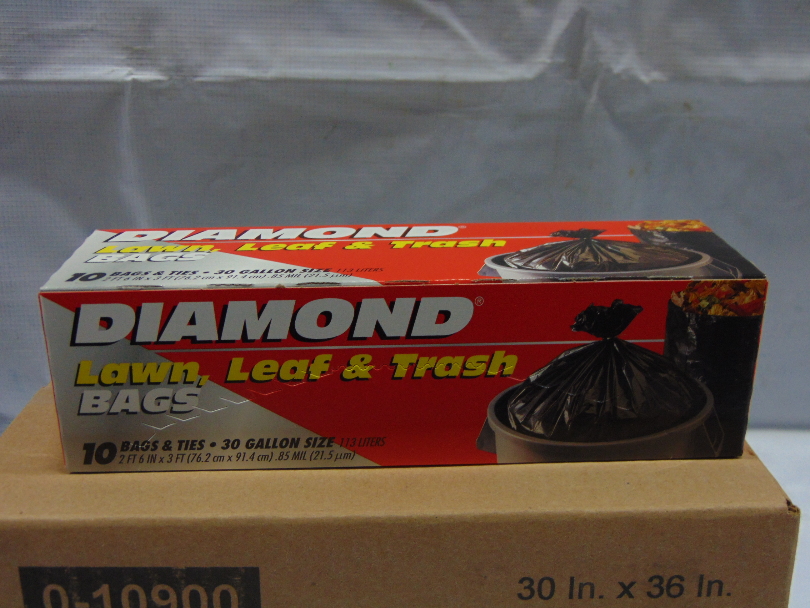 BOLSA P/BASURA 30 GALONES DIAMOND 12/10 PZ