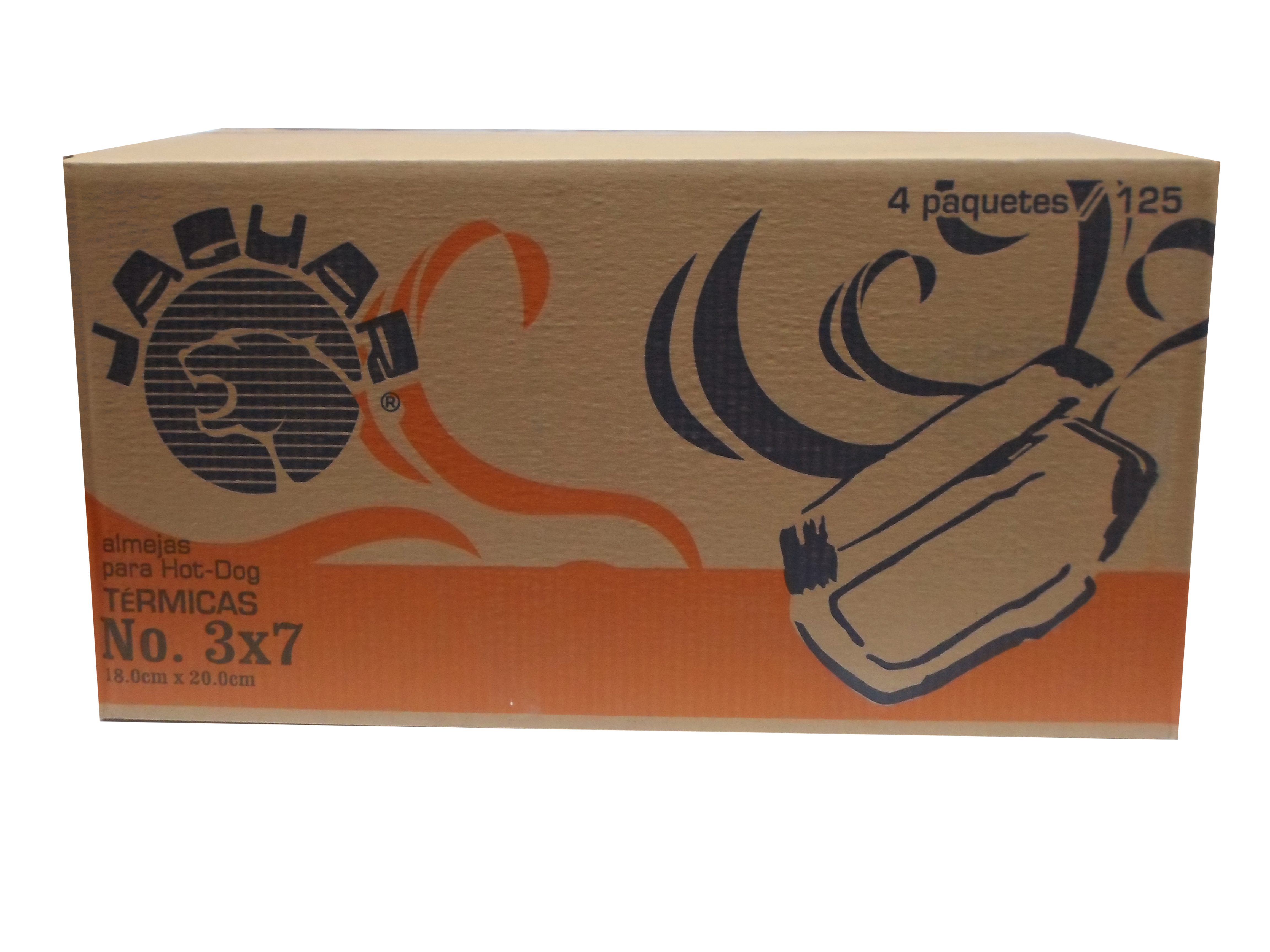 CONTENEDOR HOT-DOG JAGUAR 4/125