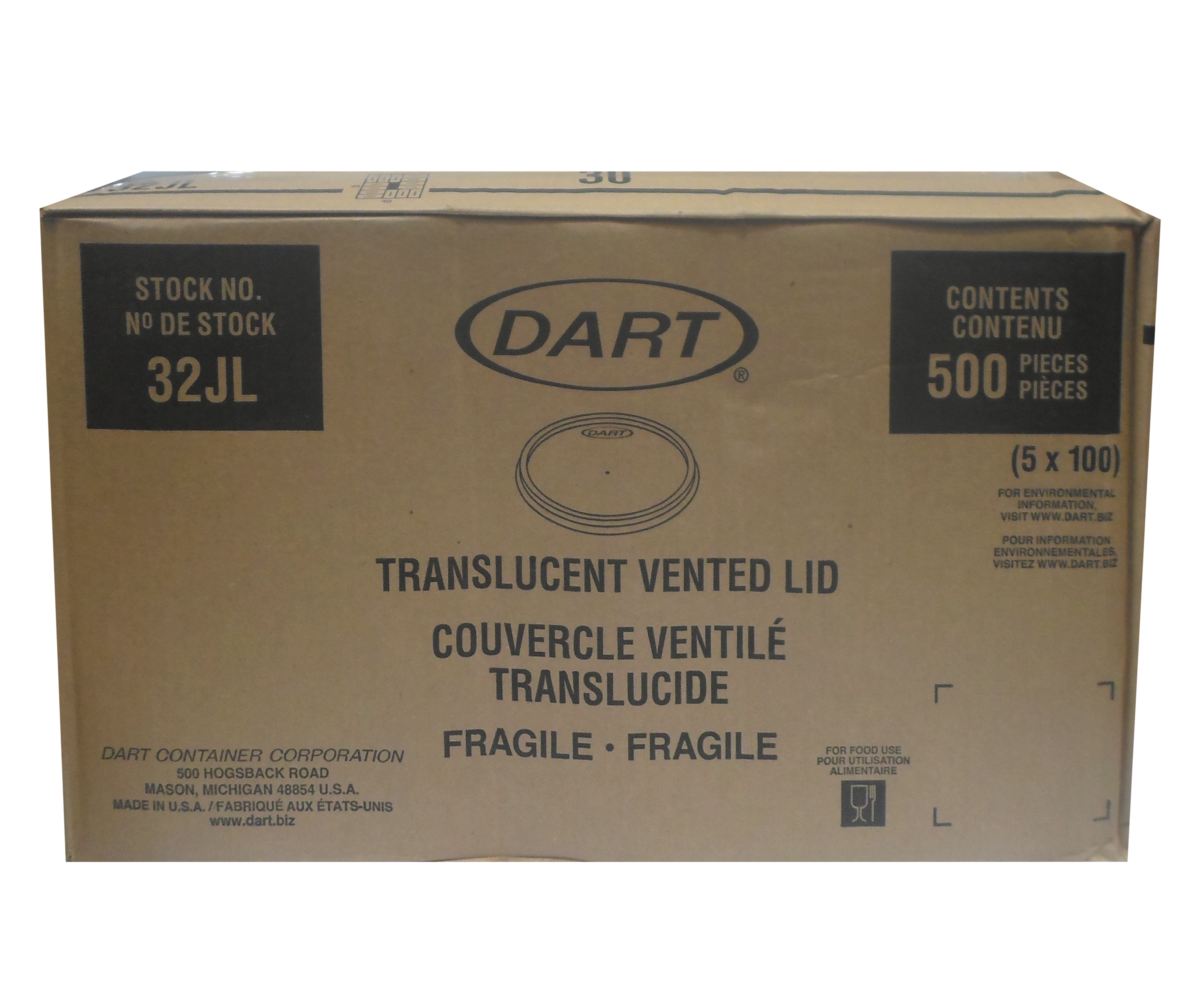 TAPA P/VASO DART 32 JL 5/100