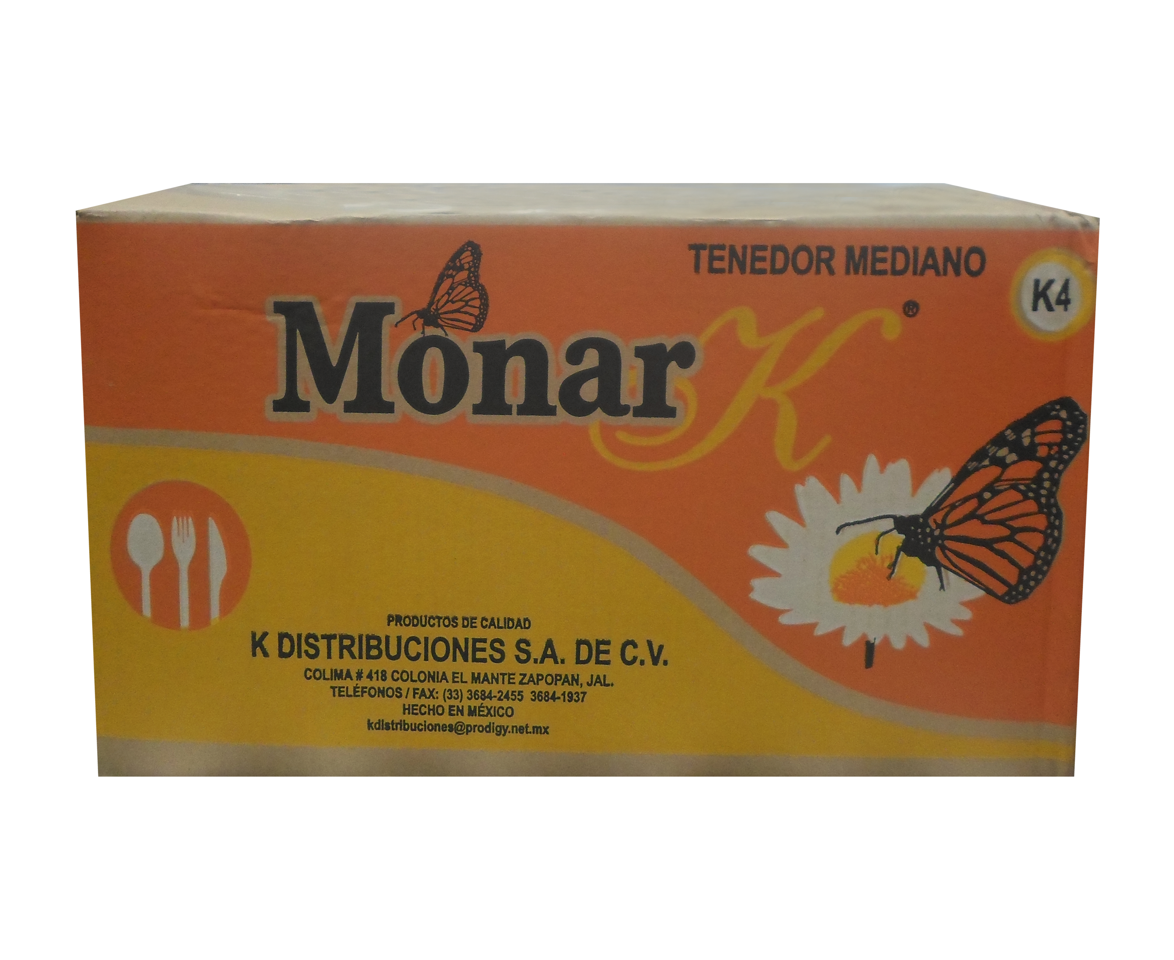 TENEDOR MEDIANO MONARCA 40/25 PZ.