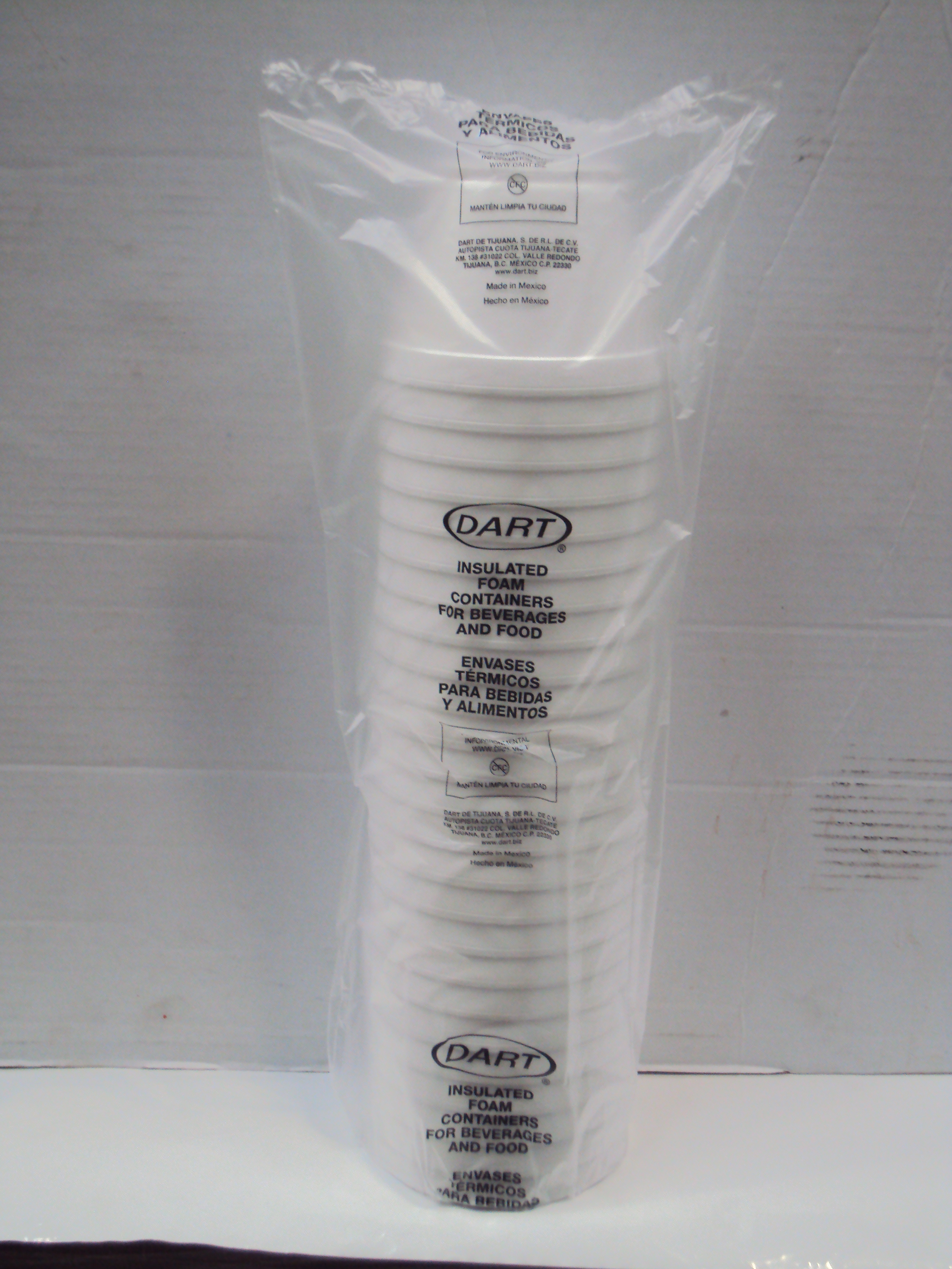 VASO TERMICO DART NO. 16 OZ 40/25 PZA