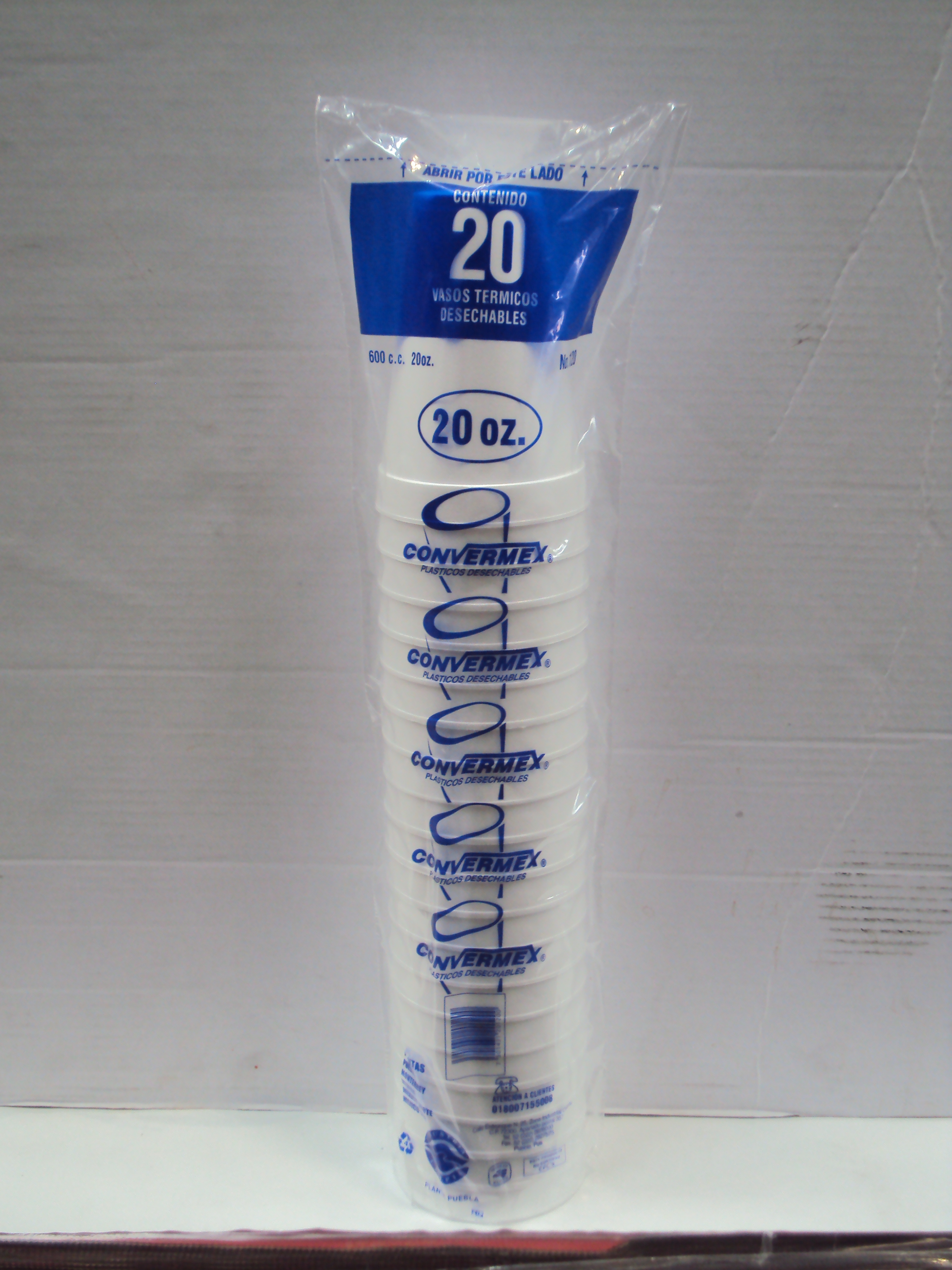 VASO TERMICO 20 CONVERMEX 25/20 PZ