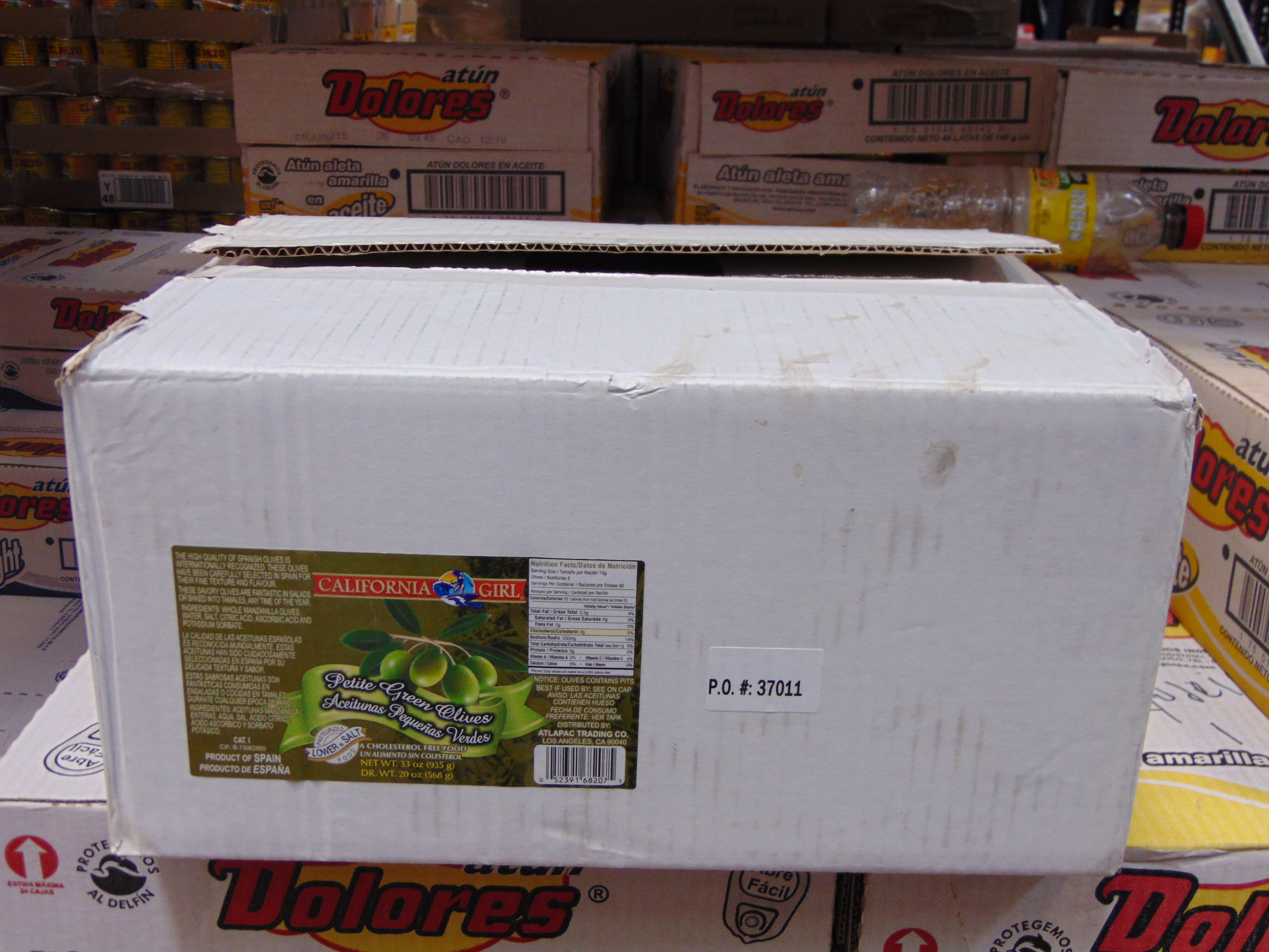 ACEITUNA CALIFORNIA GIRL 6/20 OZ.