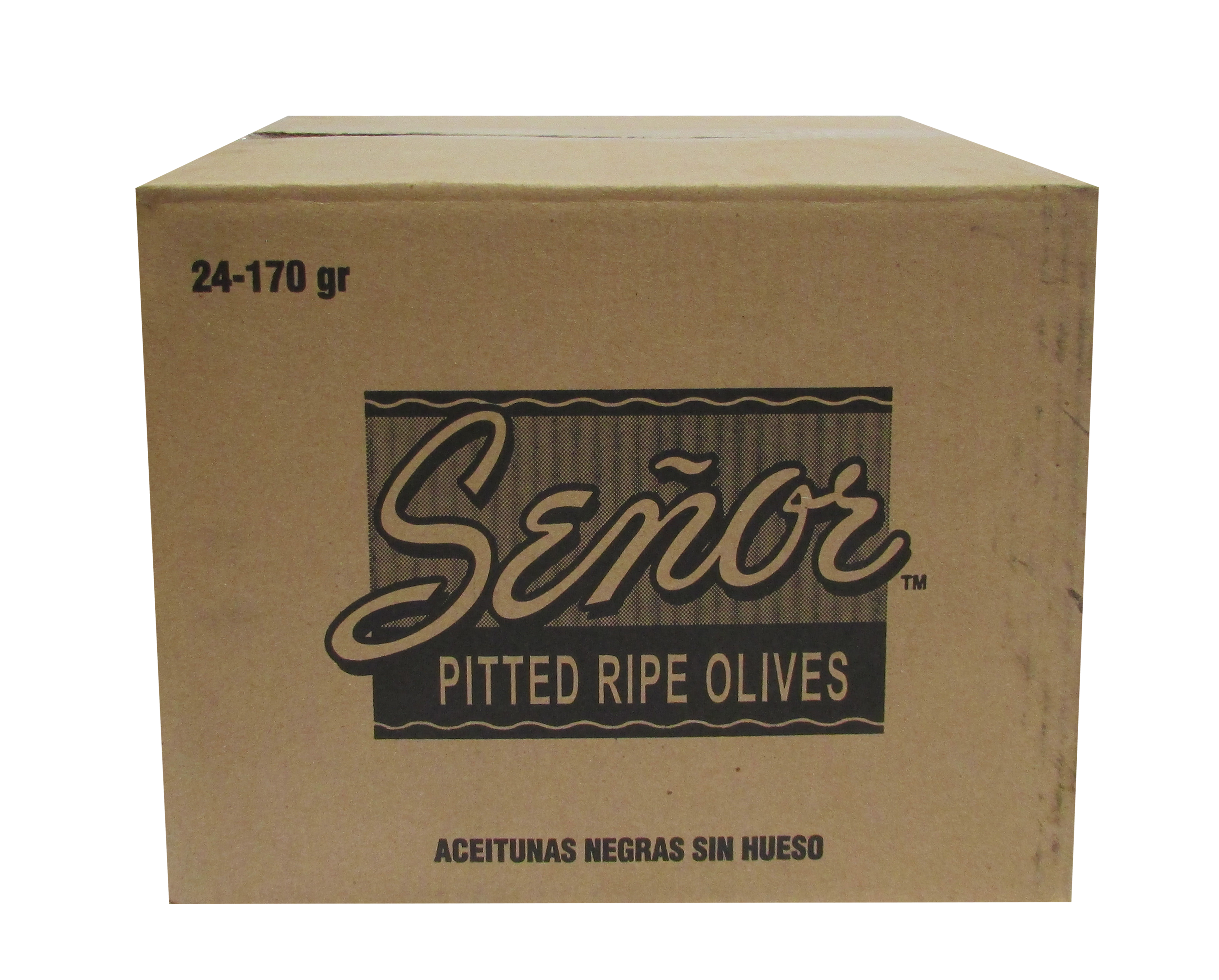 ACEITUNA NEGRA S/H SEÑOR 24/170 GR