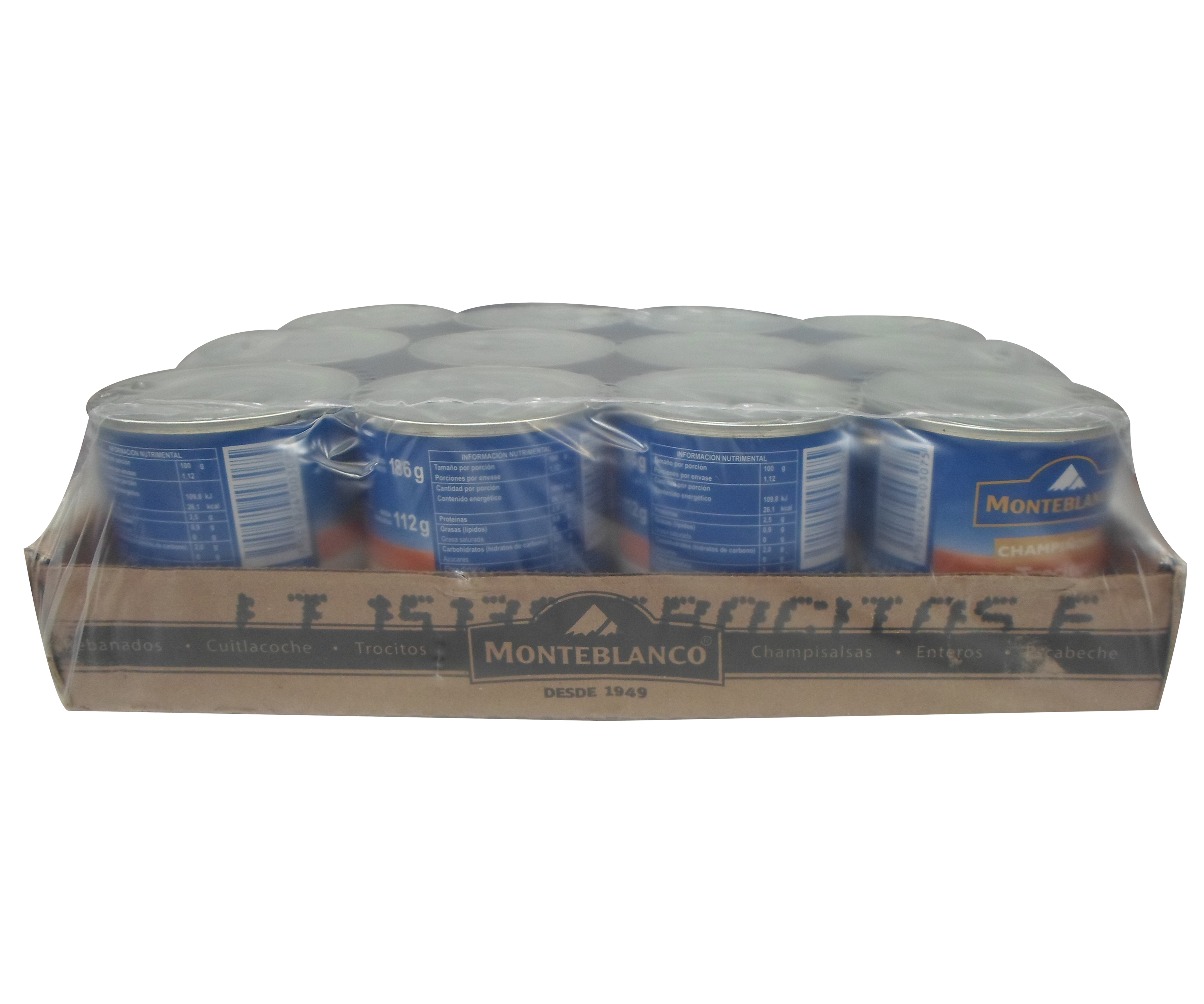 CHAMPIÑON EN TROZO MONTEBLANCO 12/186 GR