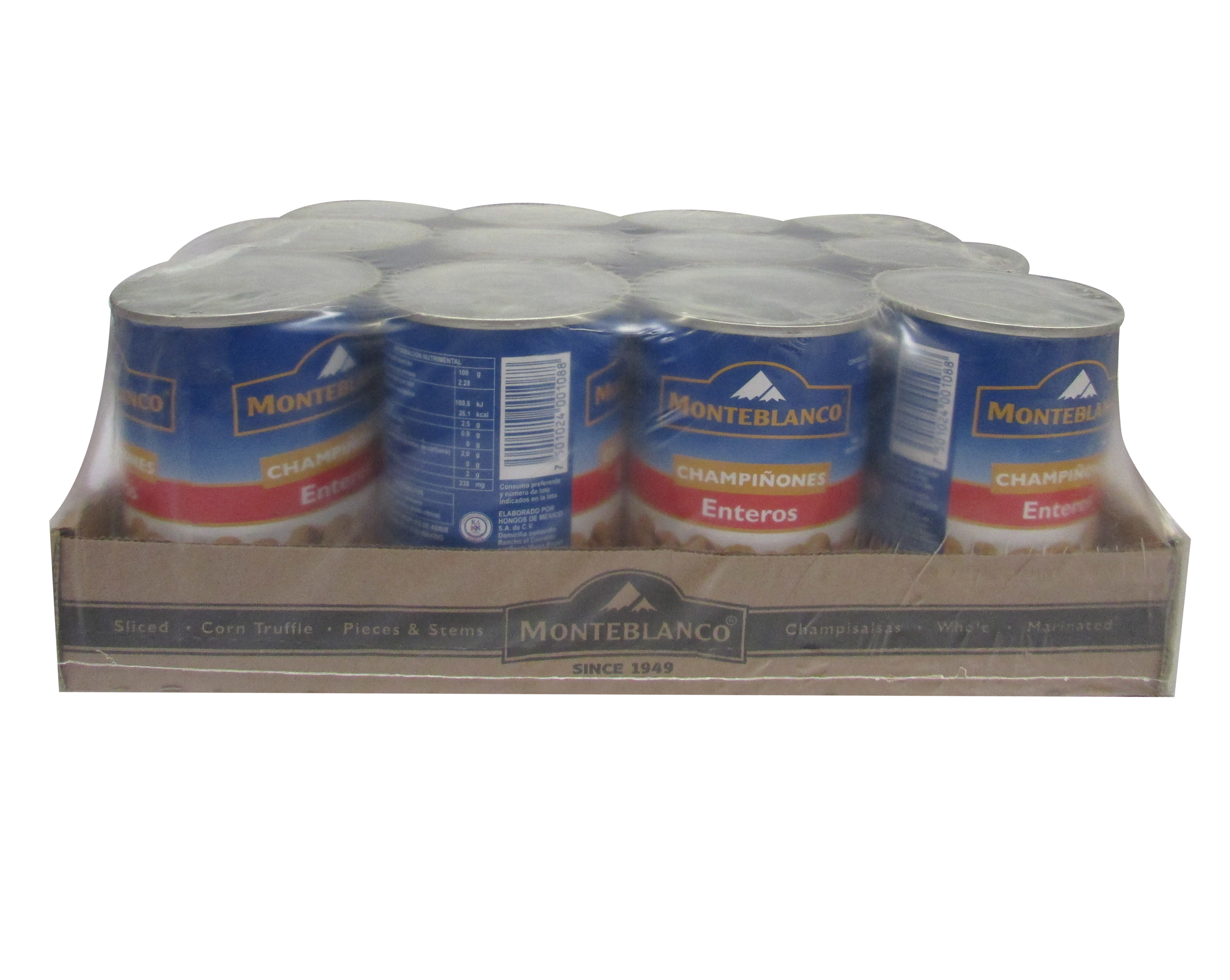 CHAMPIÑON ENTERO MONTEBLANCO 12/380 GR