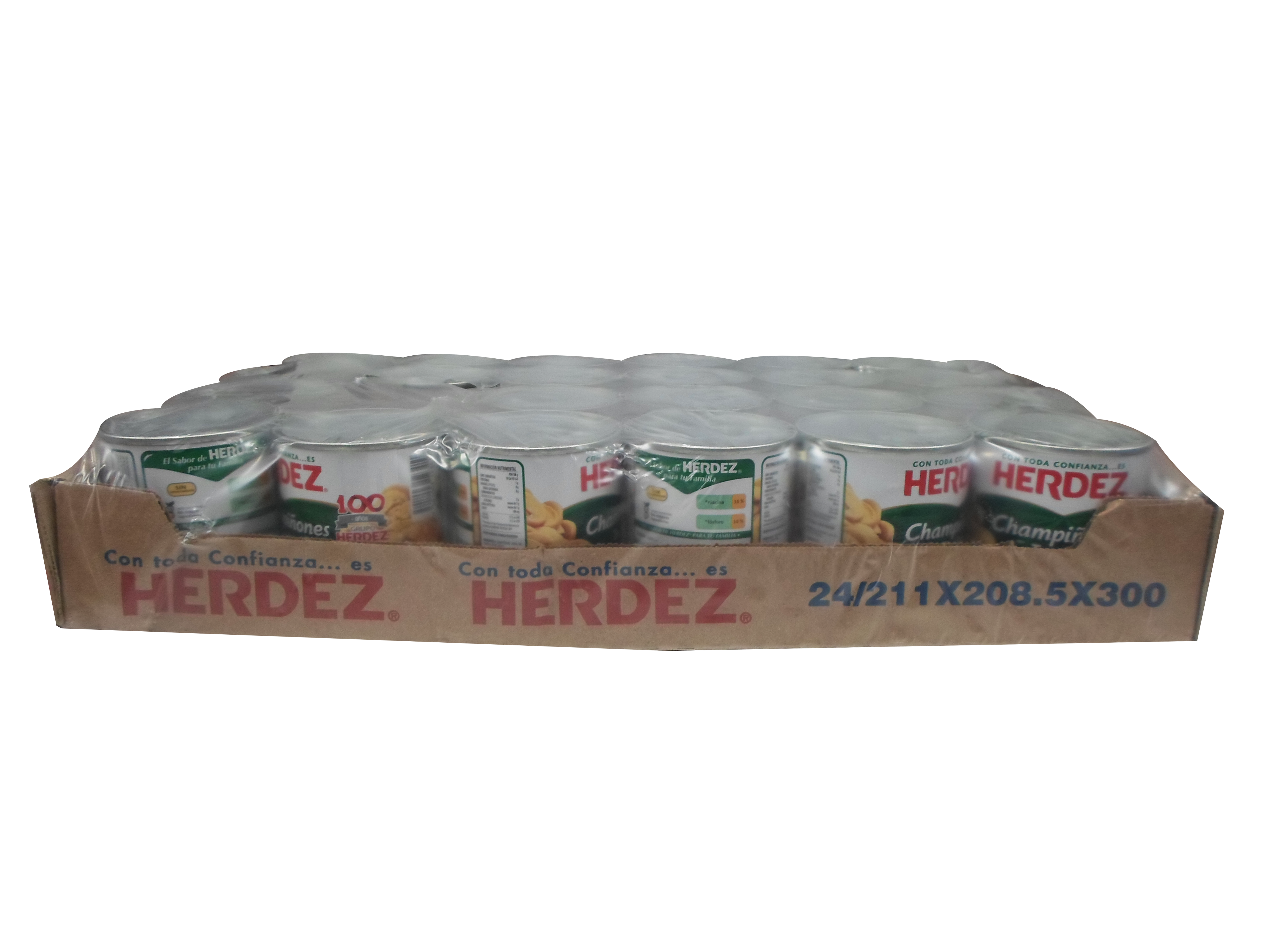 CHAMPIÑON TROCITOS HERDEZ 24/186 GR