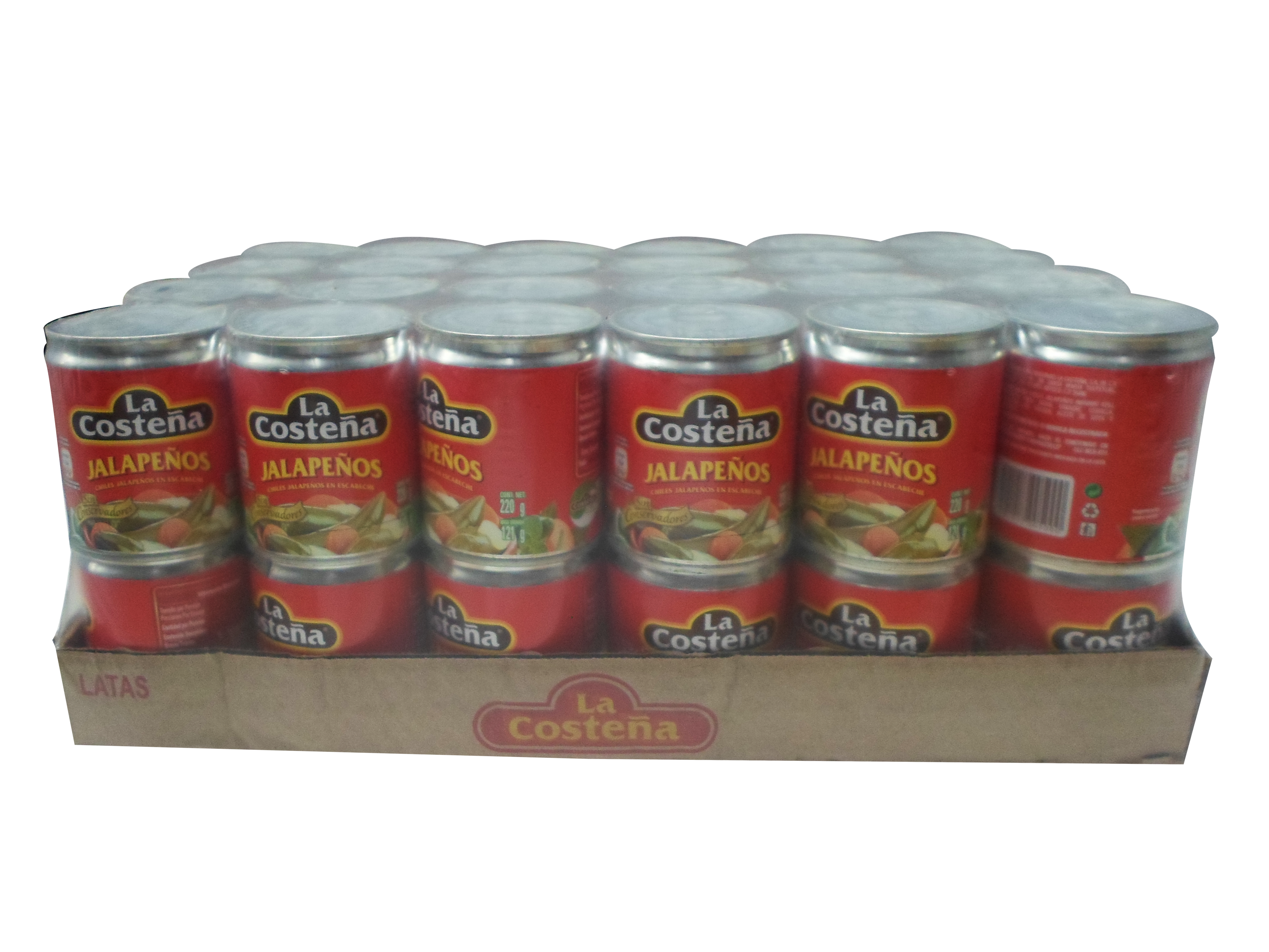 CHILE JALAPEÑO ENTERO LA COSTEÑA 48/220 GR.