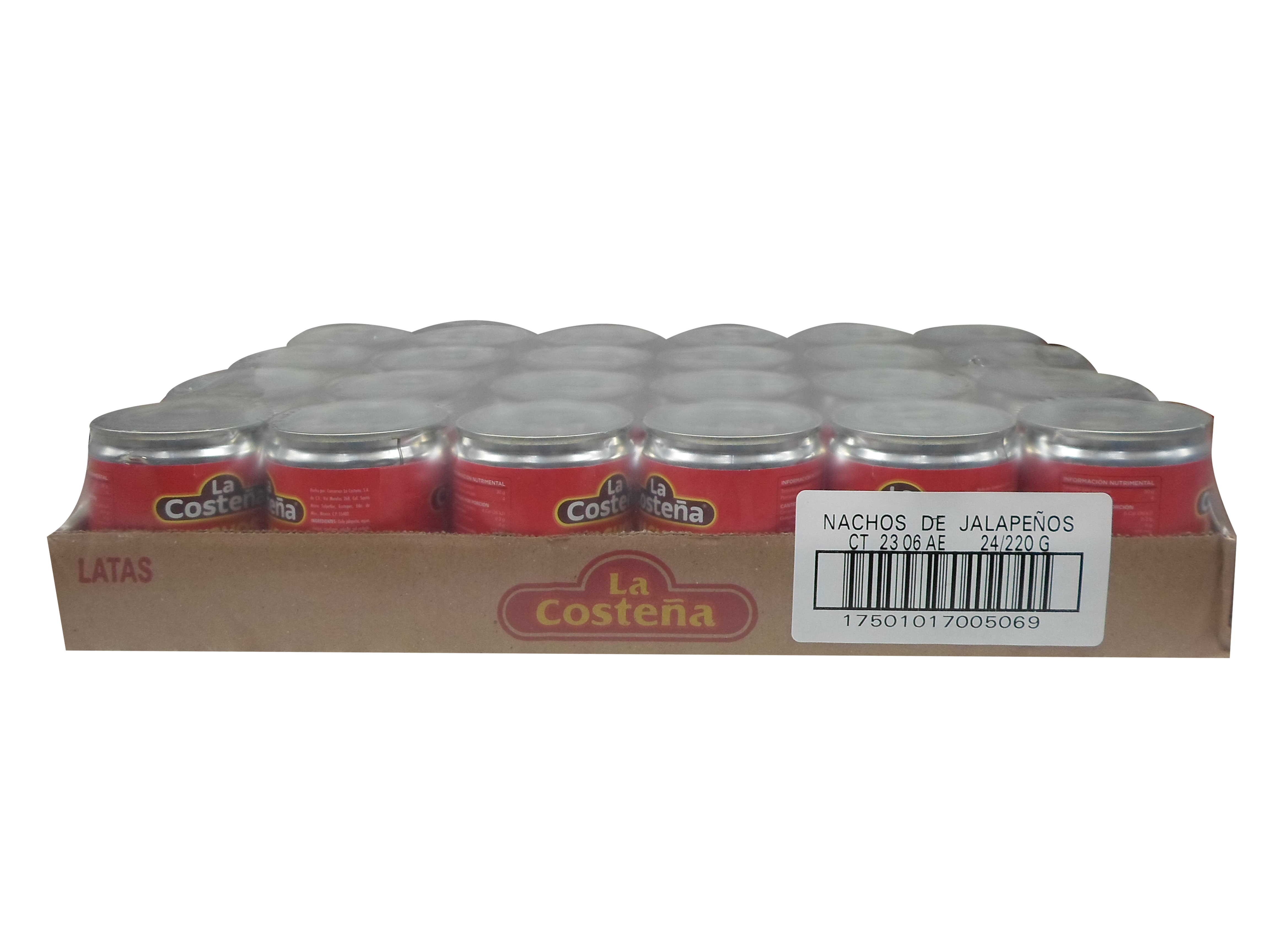 CHILE JALAPEÑO NACHOS LA COSTEÑA 24/220 GR.