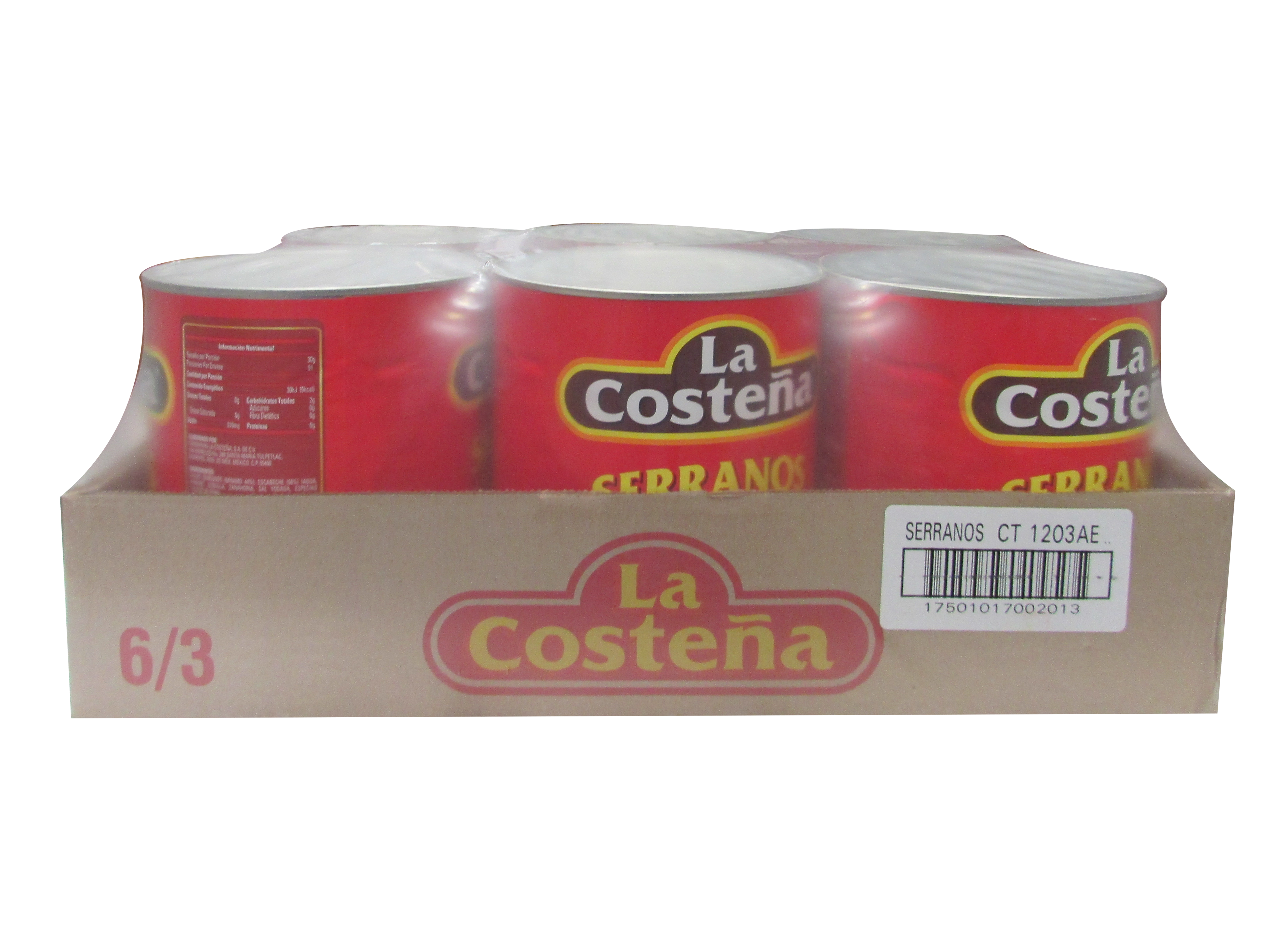 CHILE SERRANO LA COSTEÑA 6/1 GL