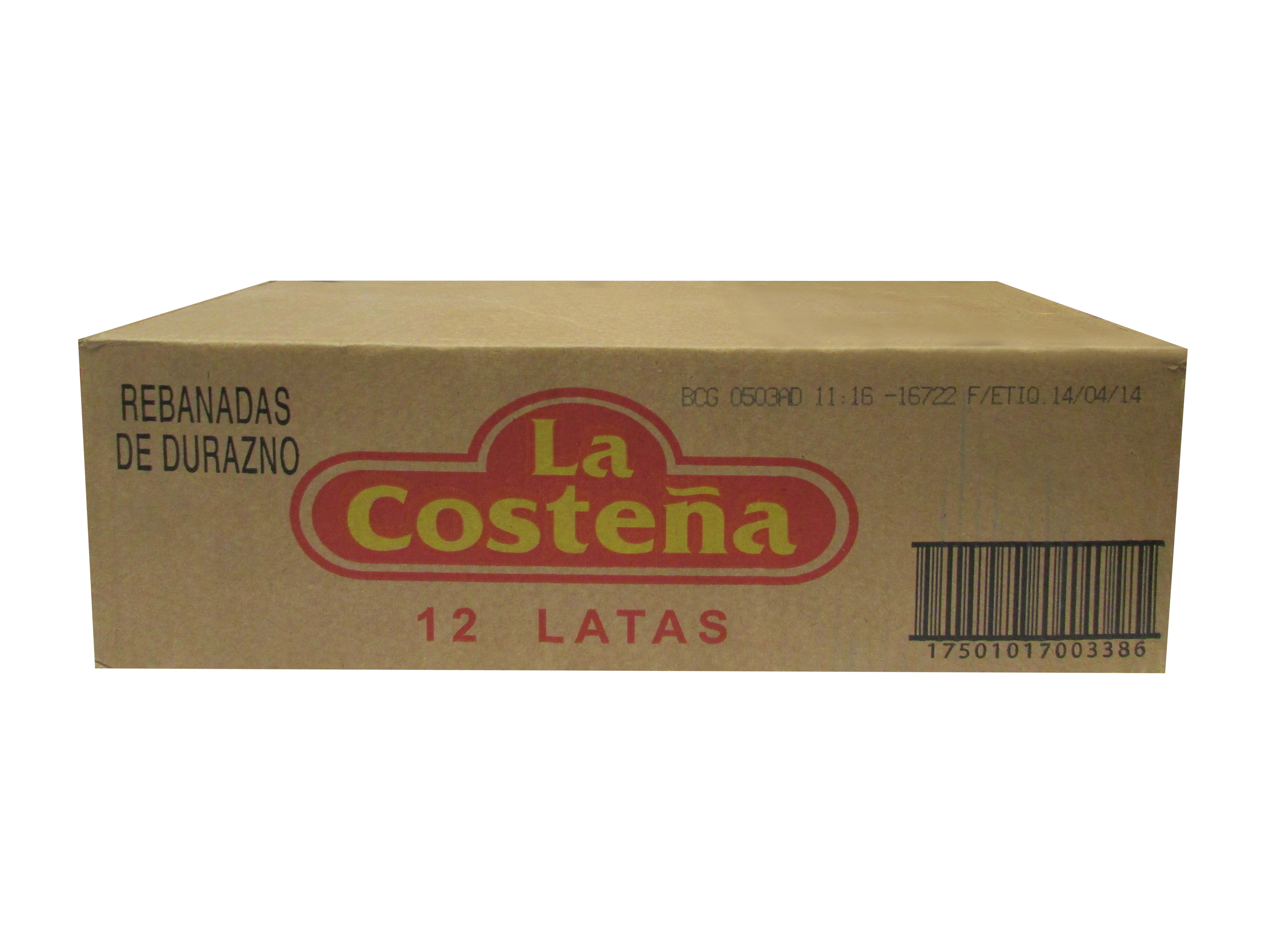 DURAZNO EN REBANADAS LA COSTEÑA 12/820 GR