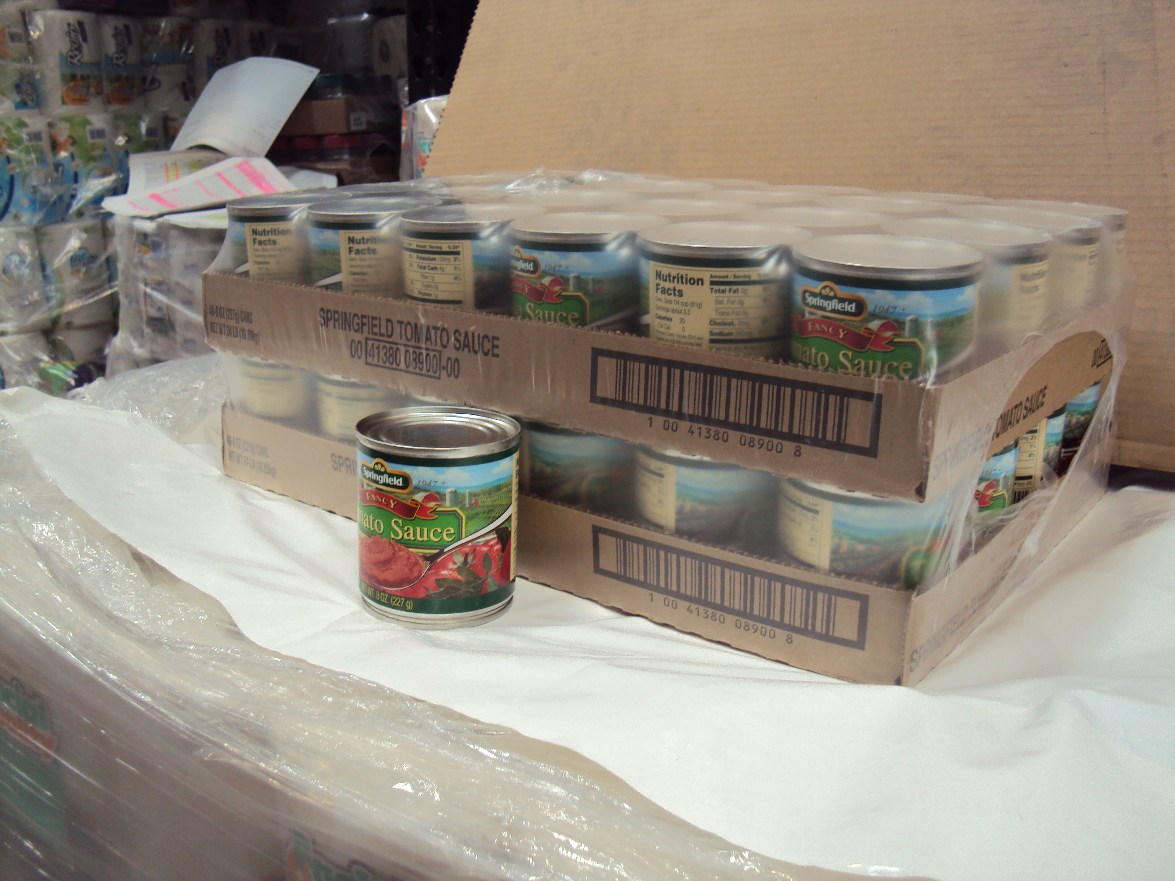 SALSA DE TOMATE SPRINGFIELD 48/8 OZ.