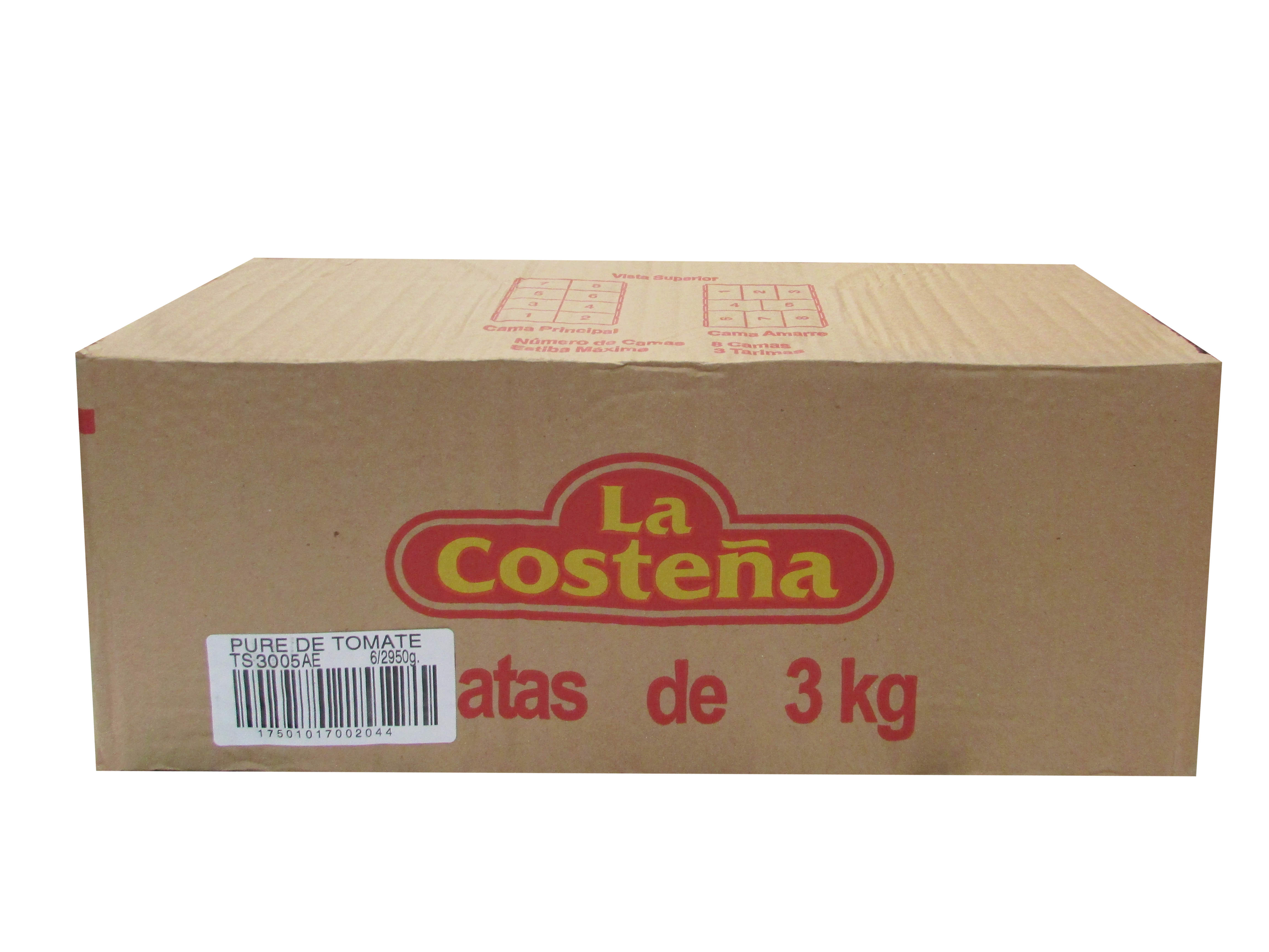 PURE DE TOMATE LA COSTENA 6/2.950 KG