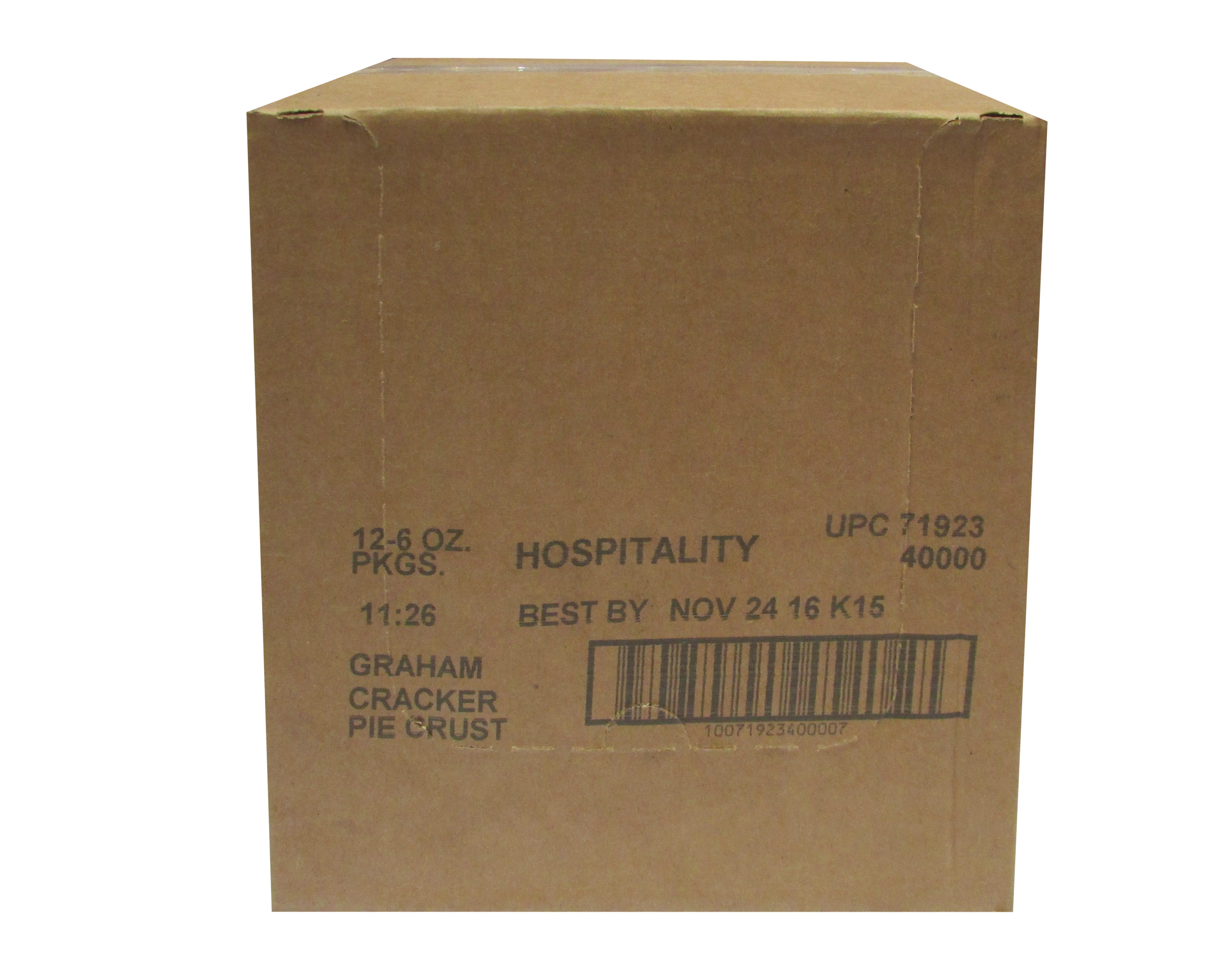 BASE DE GALLETA P/PAY HOSPITALITY 12/6 OZ