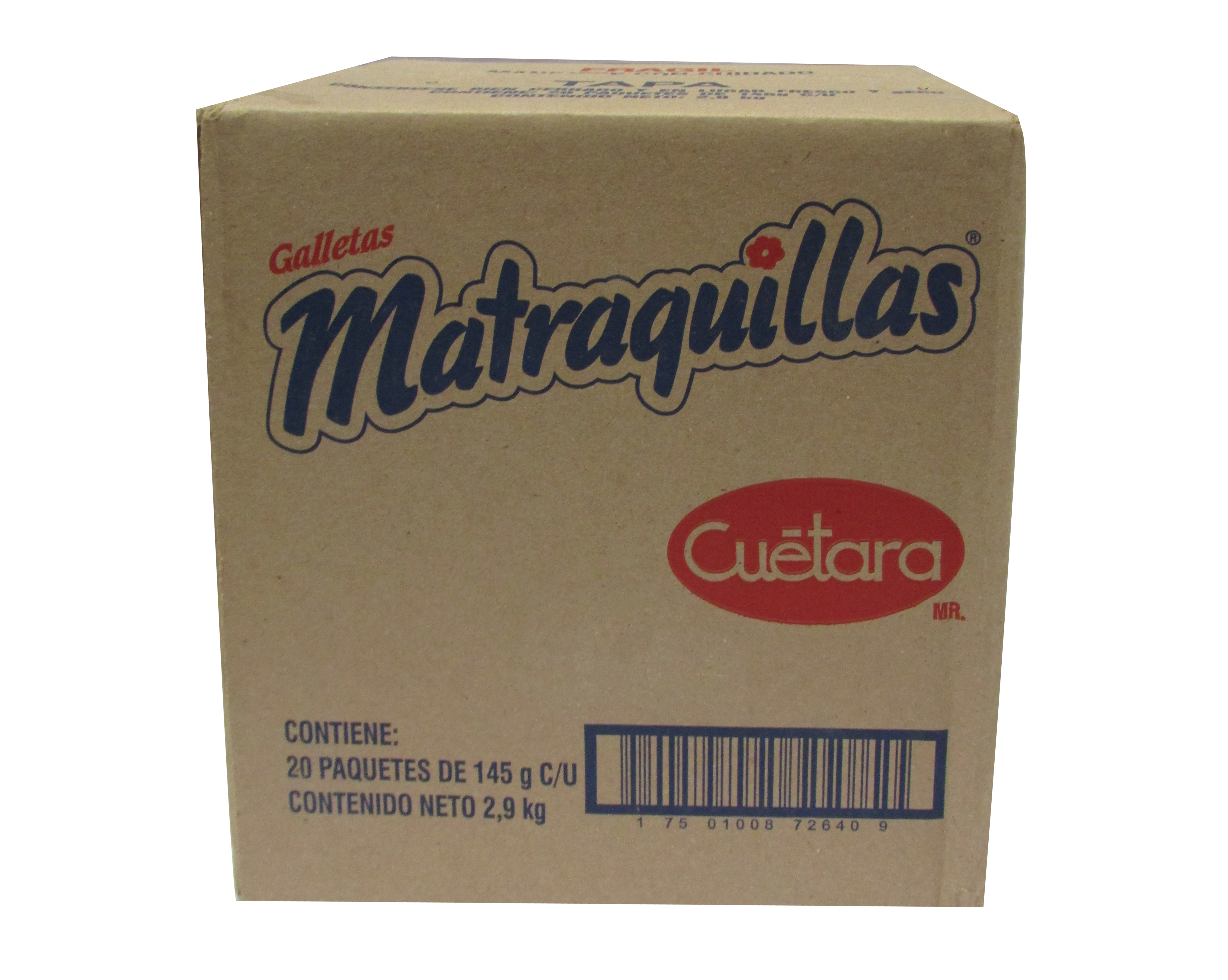 GALLETAS MATRAQUILLA VAINILLA CUETARA 20/145GR