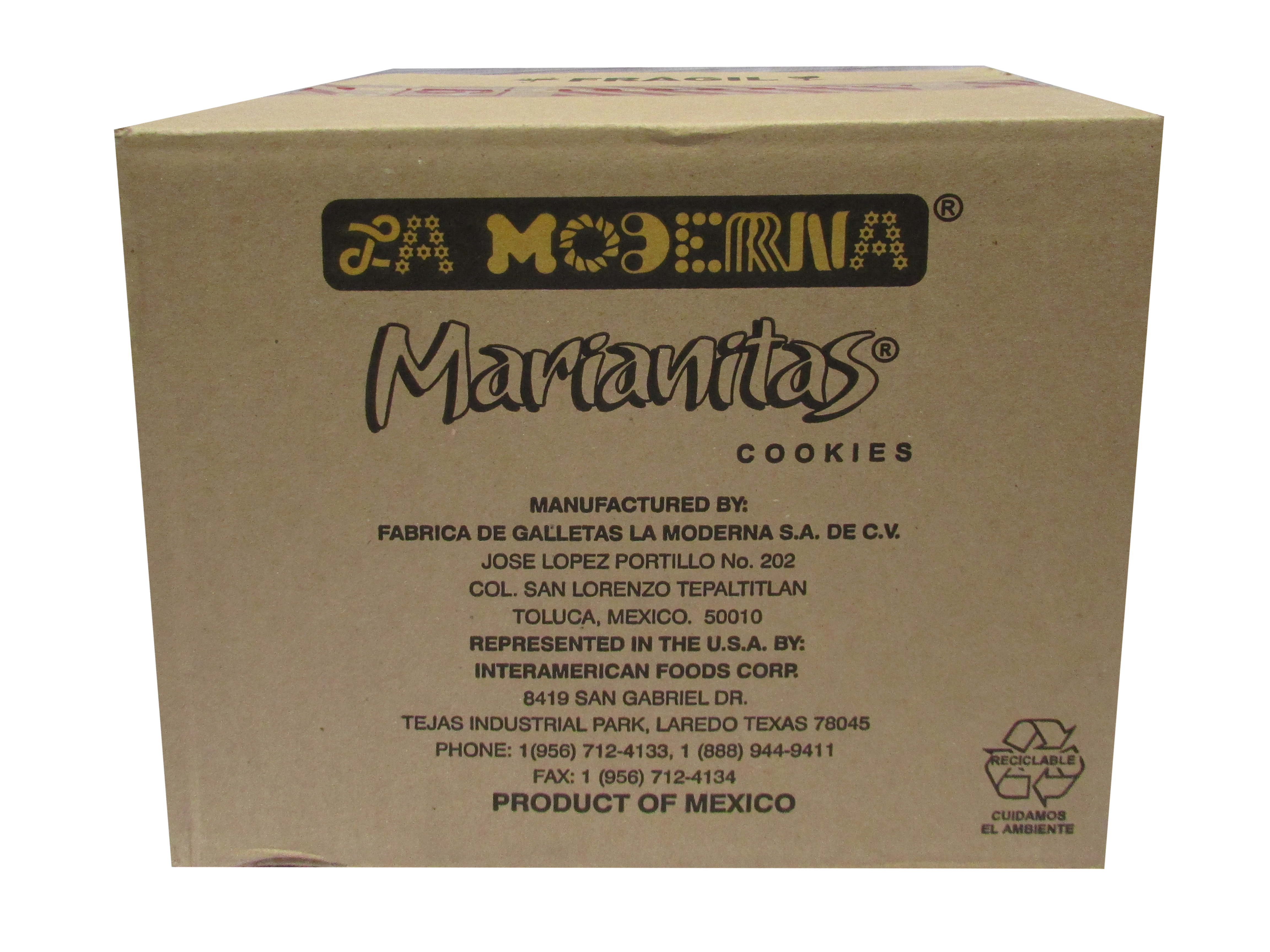 GALLETAS MARIANITAS COCO LA MODERNA 20/185 GR