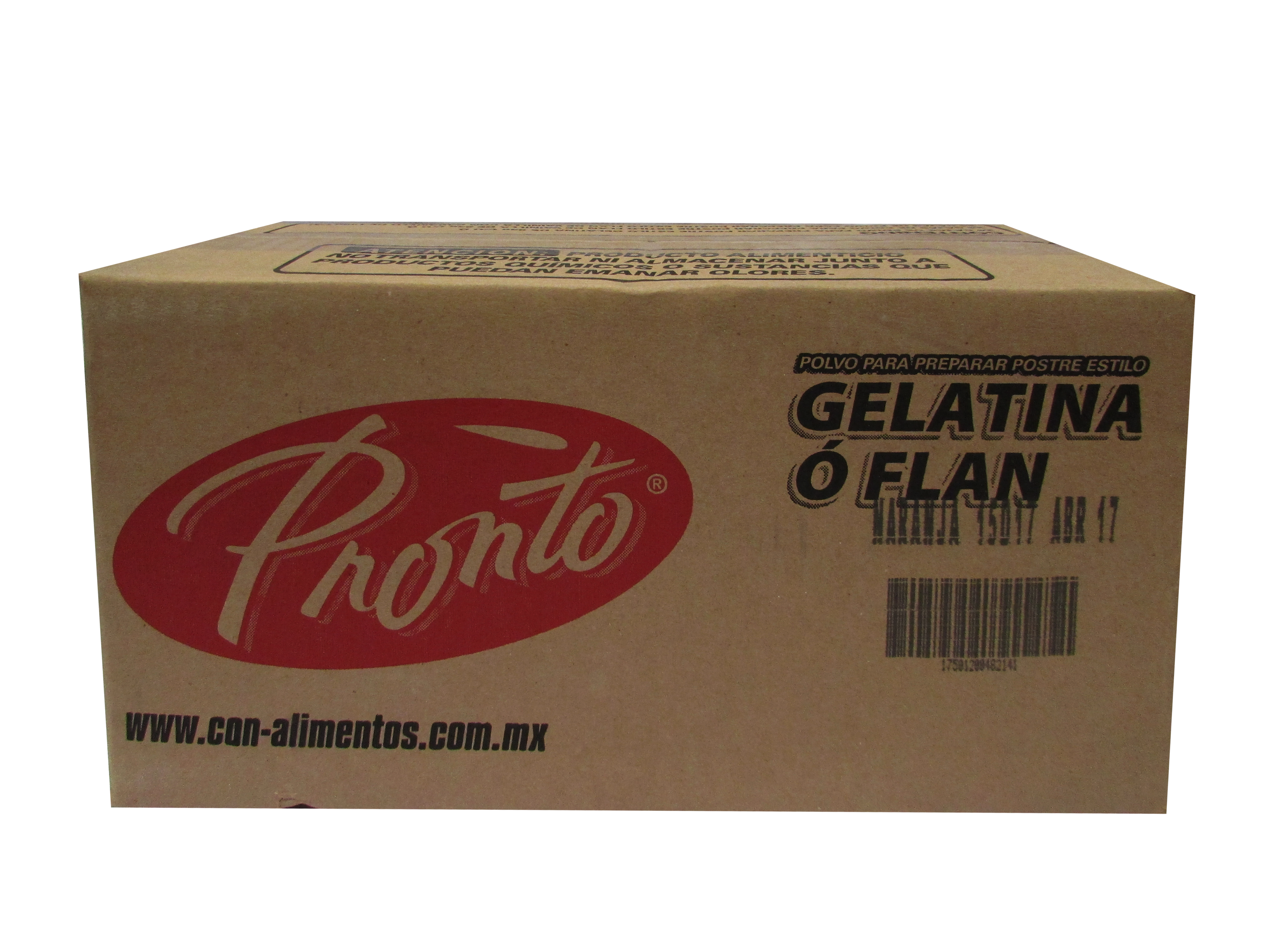 GELATINA PRONTO NARANJA 24/84 GR