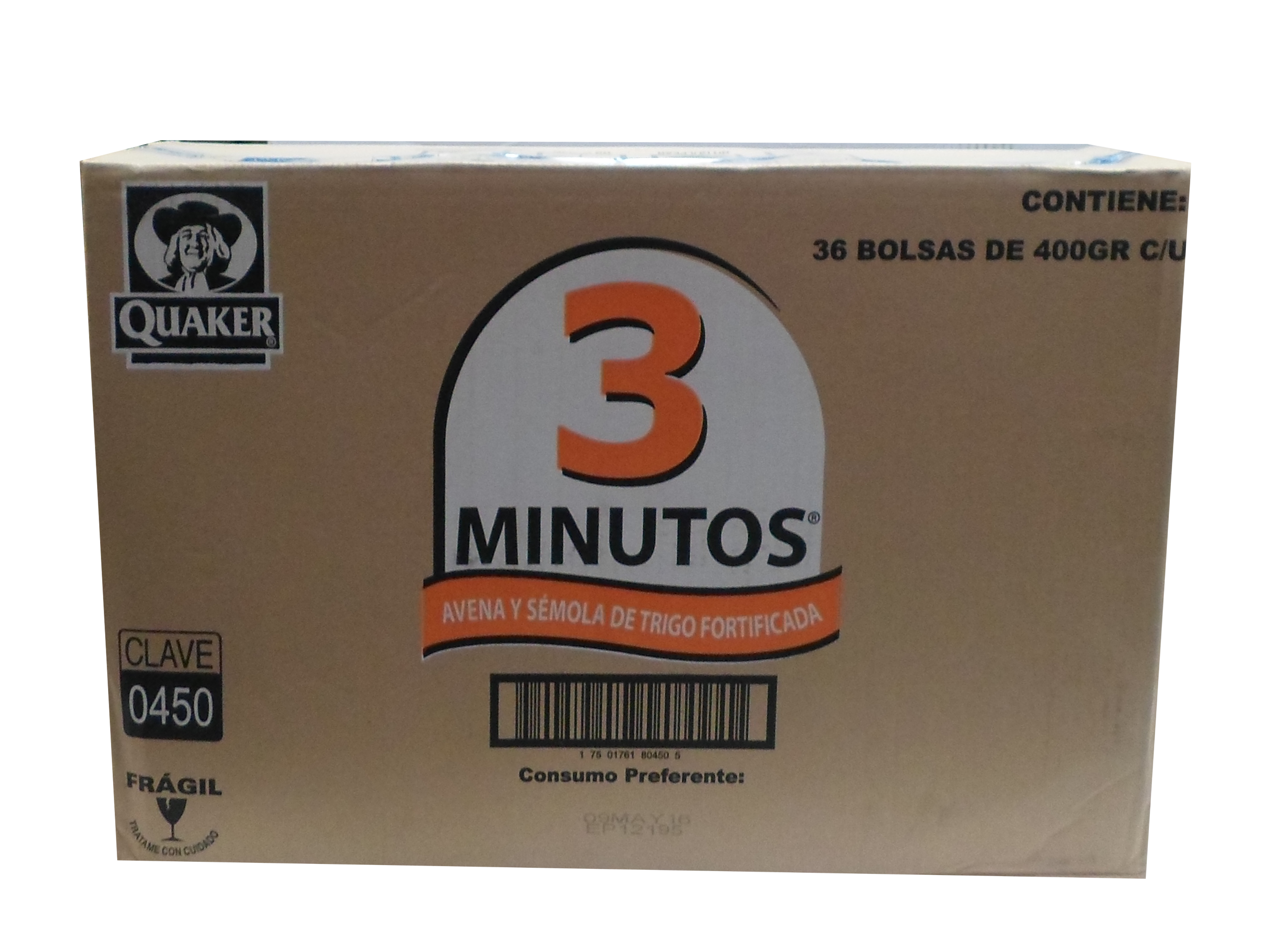 AVENA 3 MINUTOS QUAKER BOTE 36/400 GR