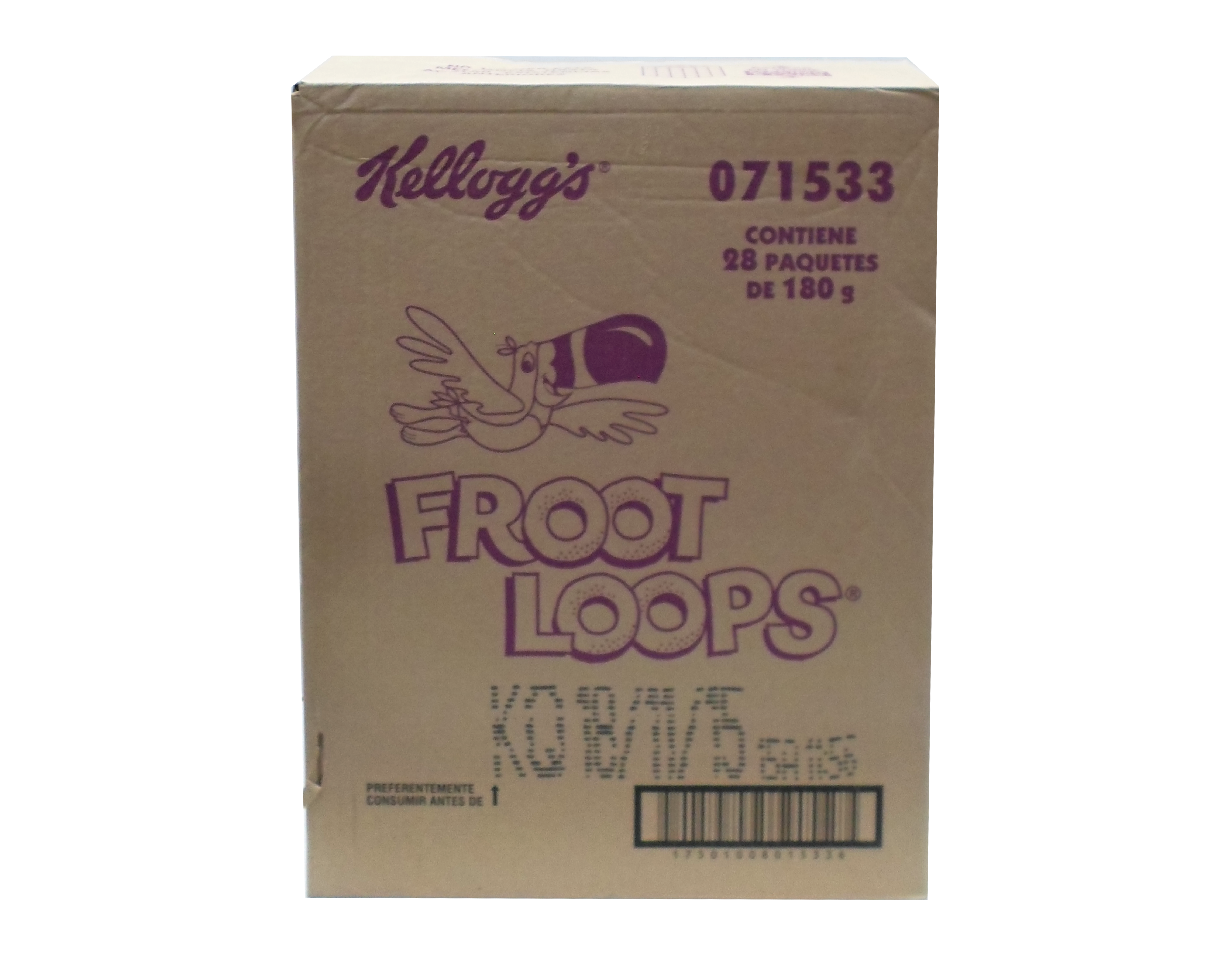 CEREAL FROOT LOOPS KELLOGGS 28/180 GRS