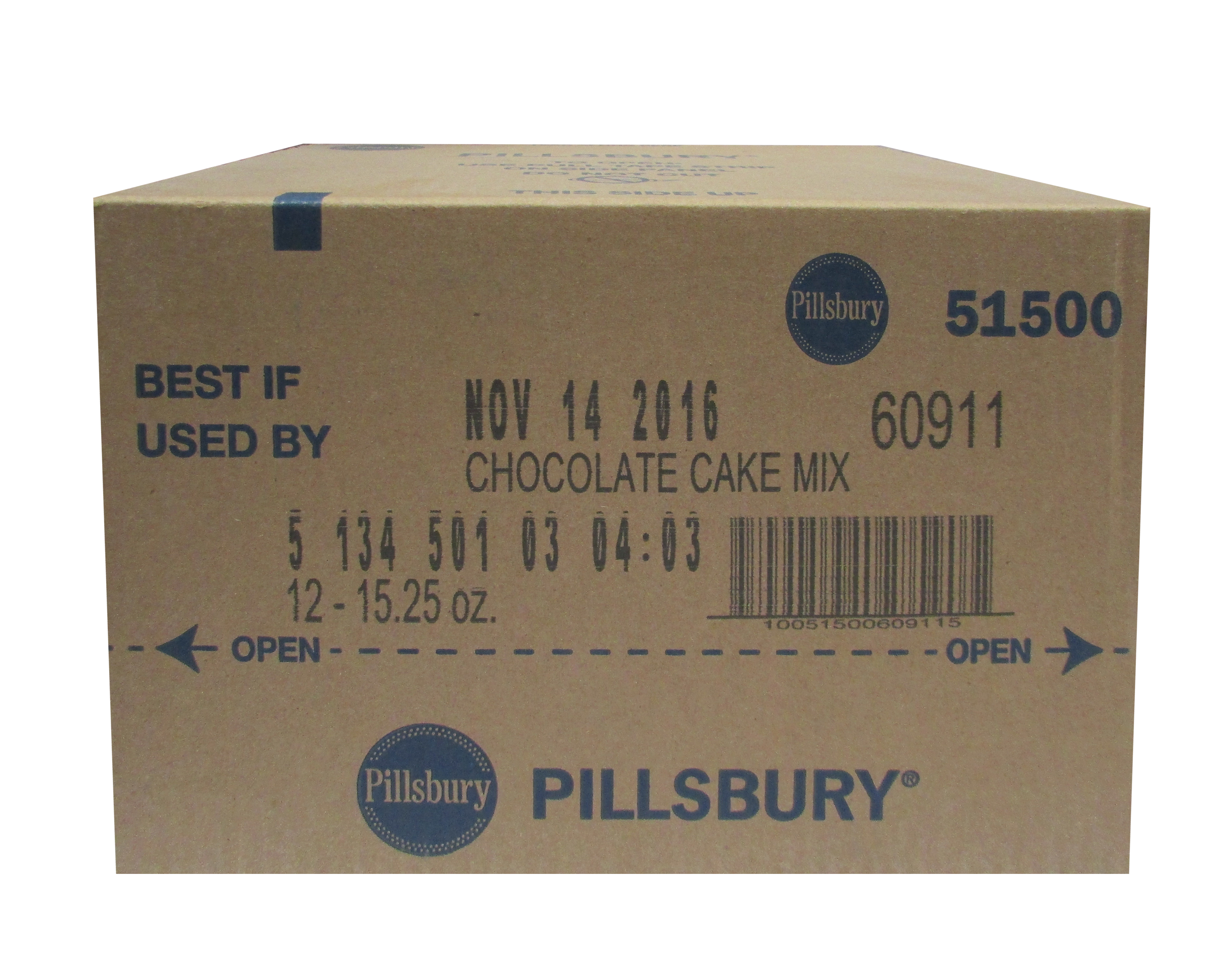 HARINA P/PASTEL PILLSBURY CHOCOLATE 12/15.25 OZ