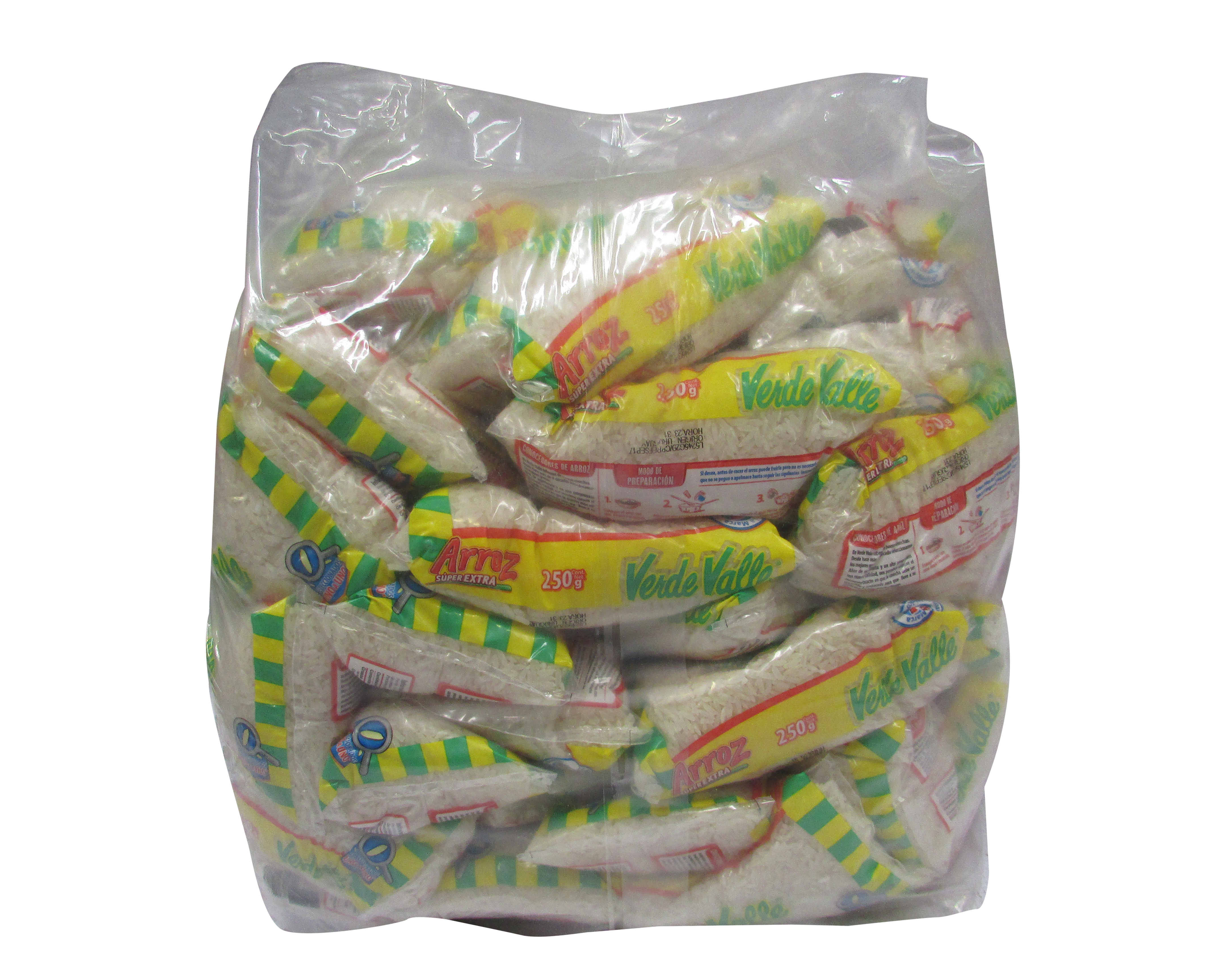 ARROZ SUPER EXTRA VERDE VALLE 40/250 GR