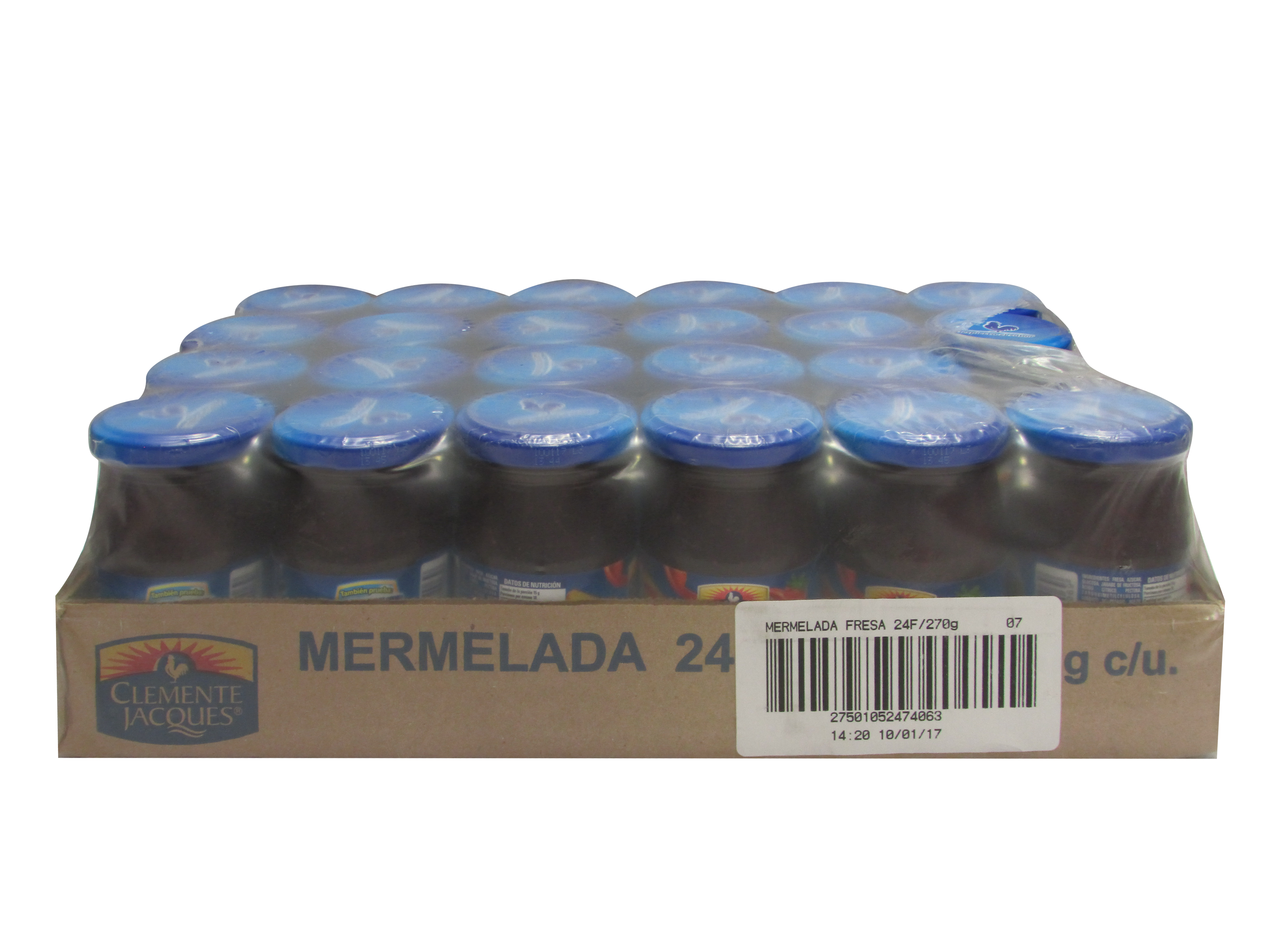 MERMELADA FRESA CLEMENTE JACQUES 24/270 GR.