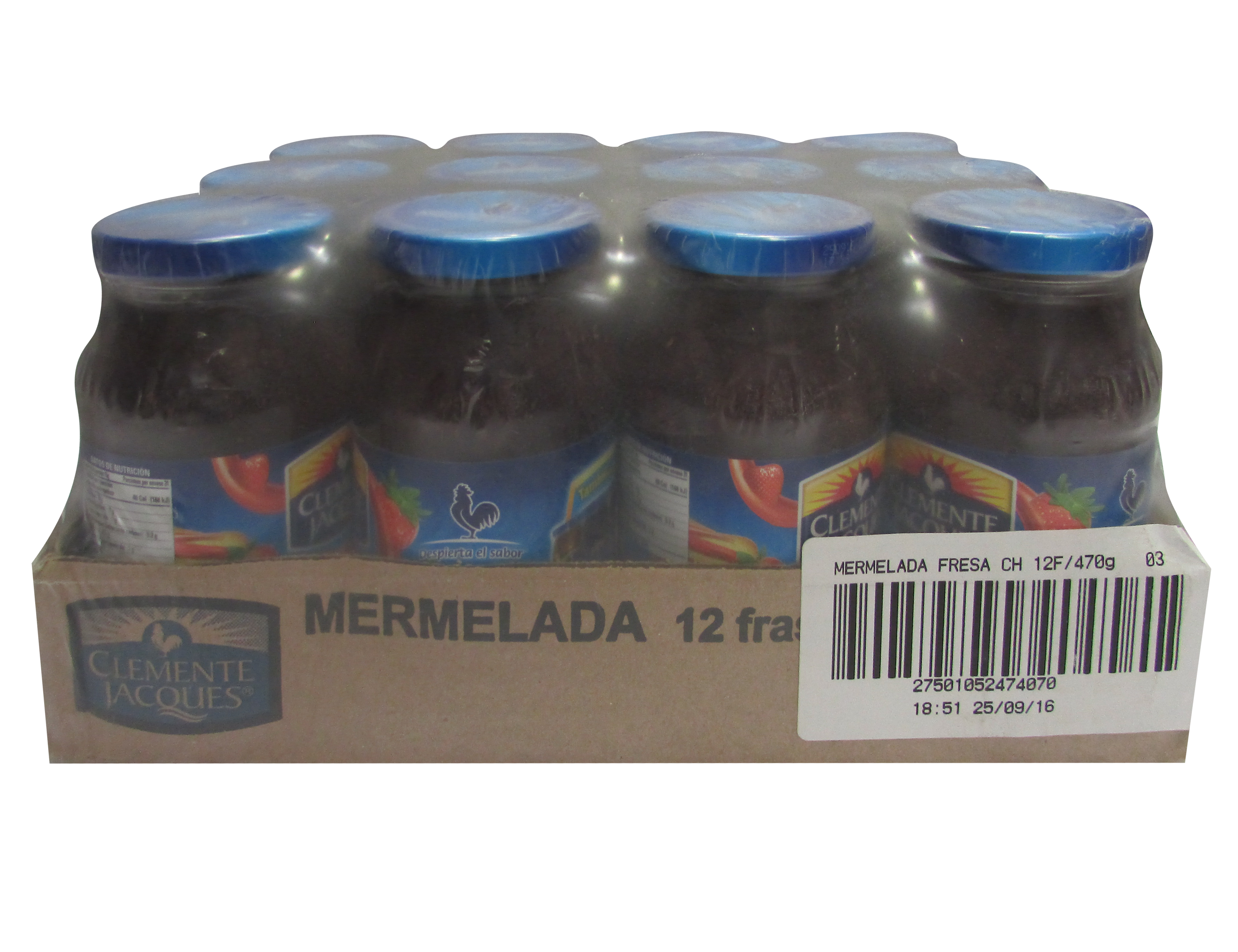 MERMELADA FRESA CLEMENTE JACQUES 12/470 GR.