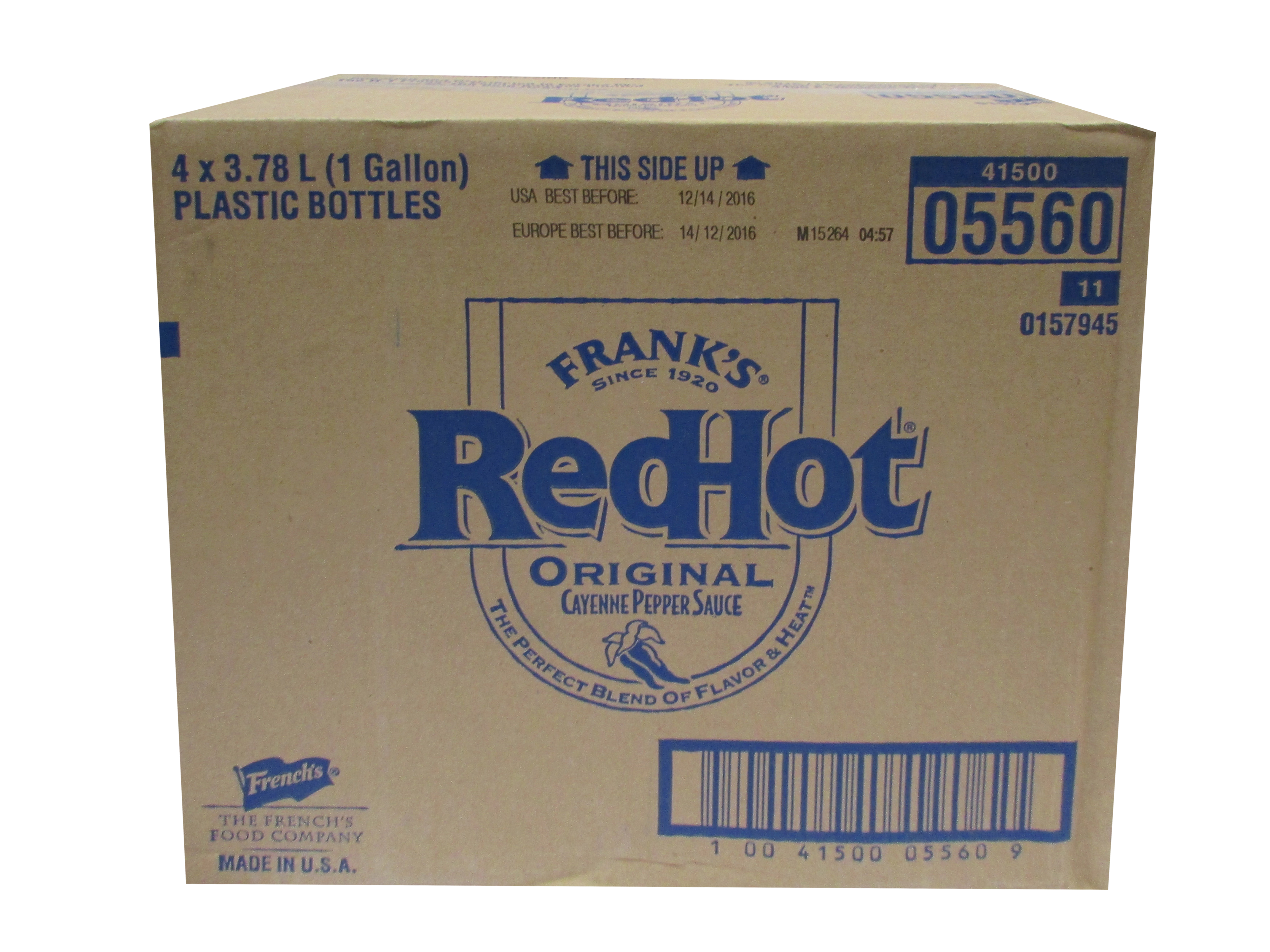 SALSA RED HOT FRANKS ORIGINAL 4/3.78 L