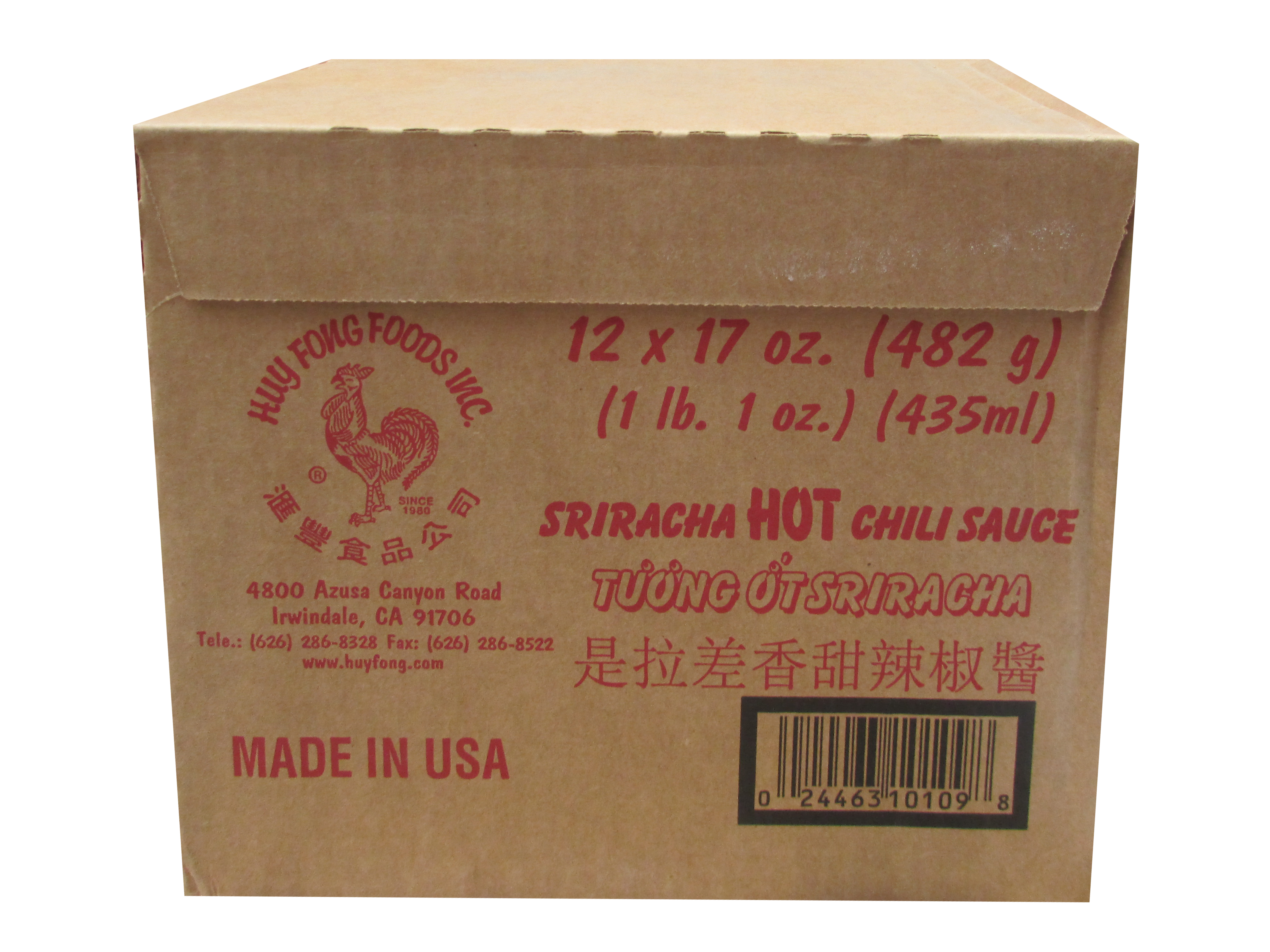 SALSA SRIRACHA HUY FONG 12/17 OZ