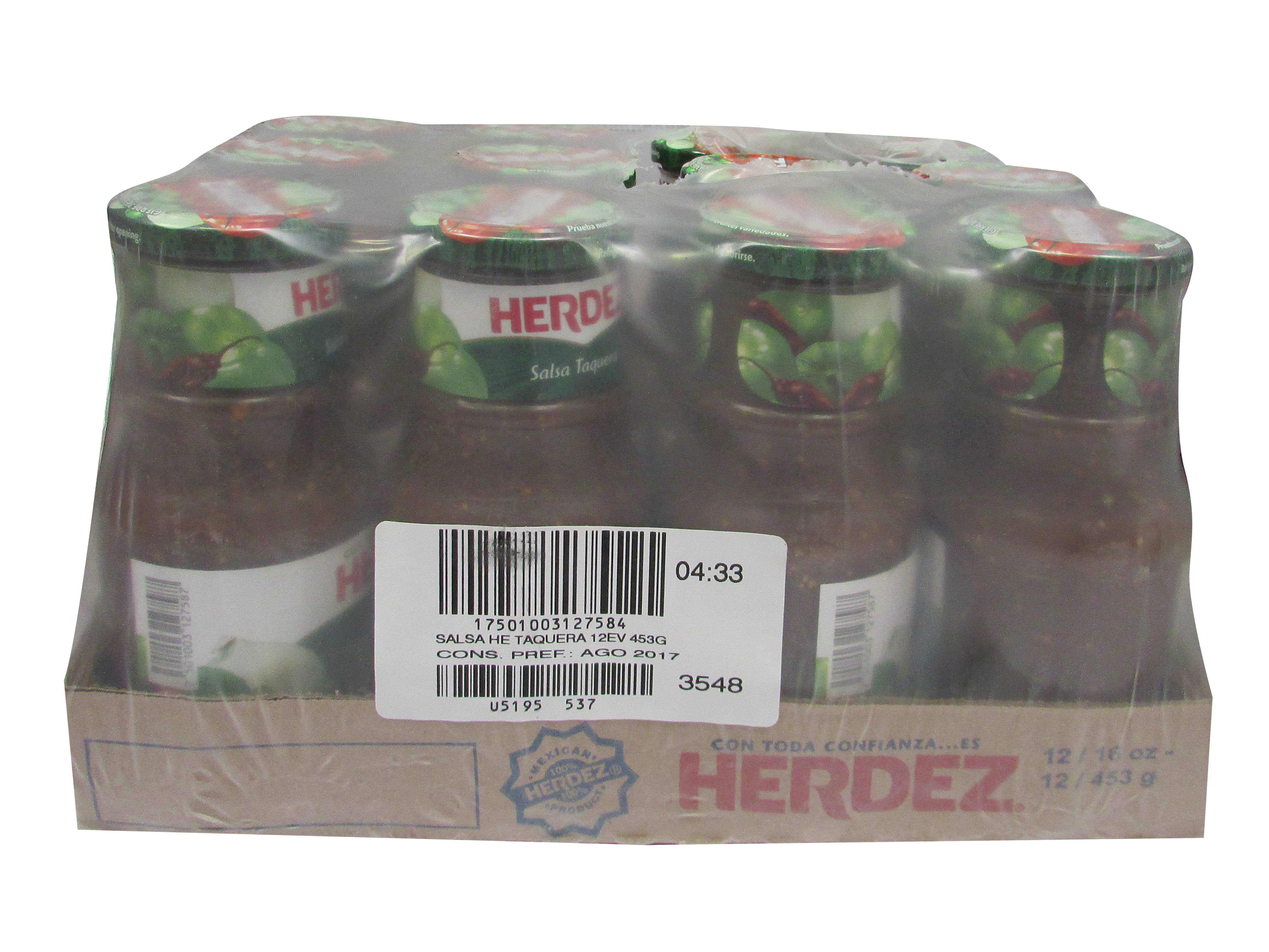SALSA TAQUERA HERDEZ 12/453 G