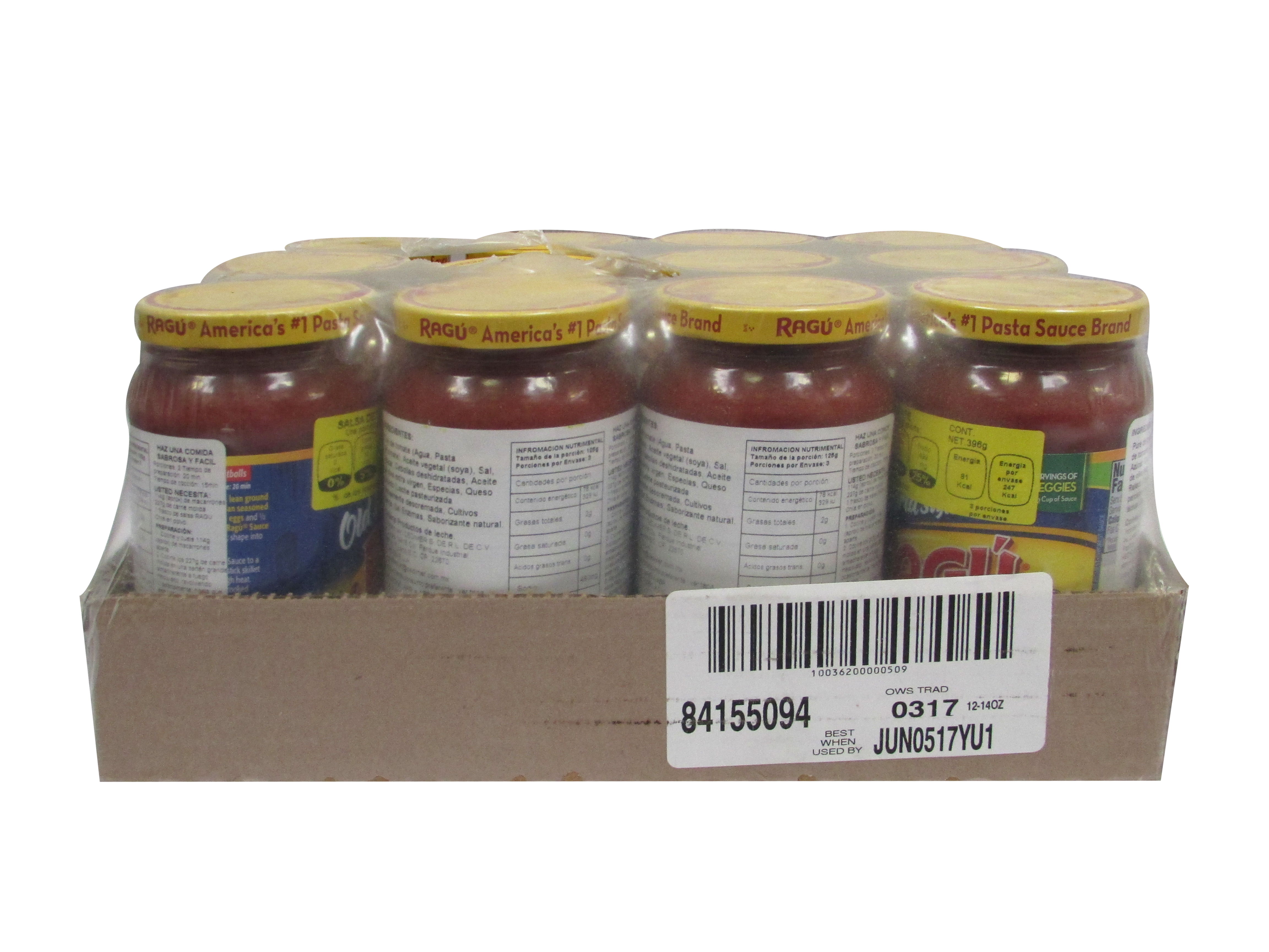 SALSA TRADICIONAL RAGU 12/397 GR