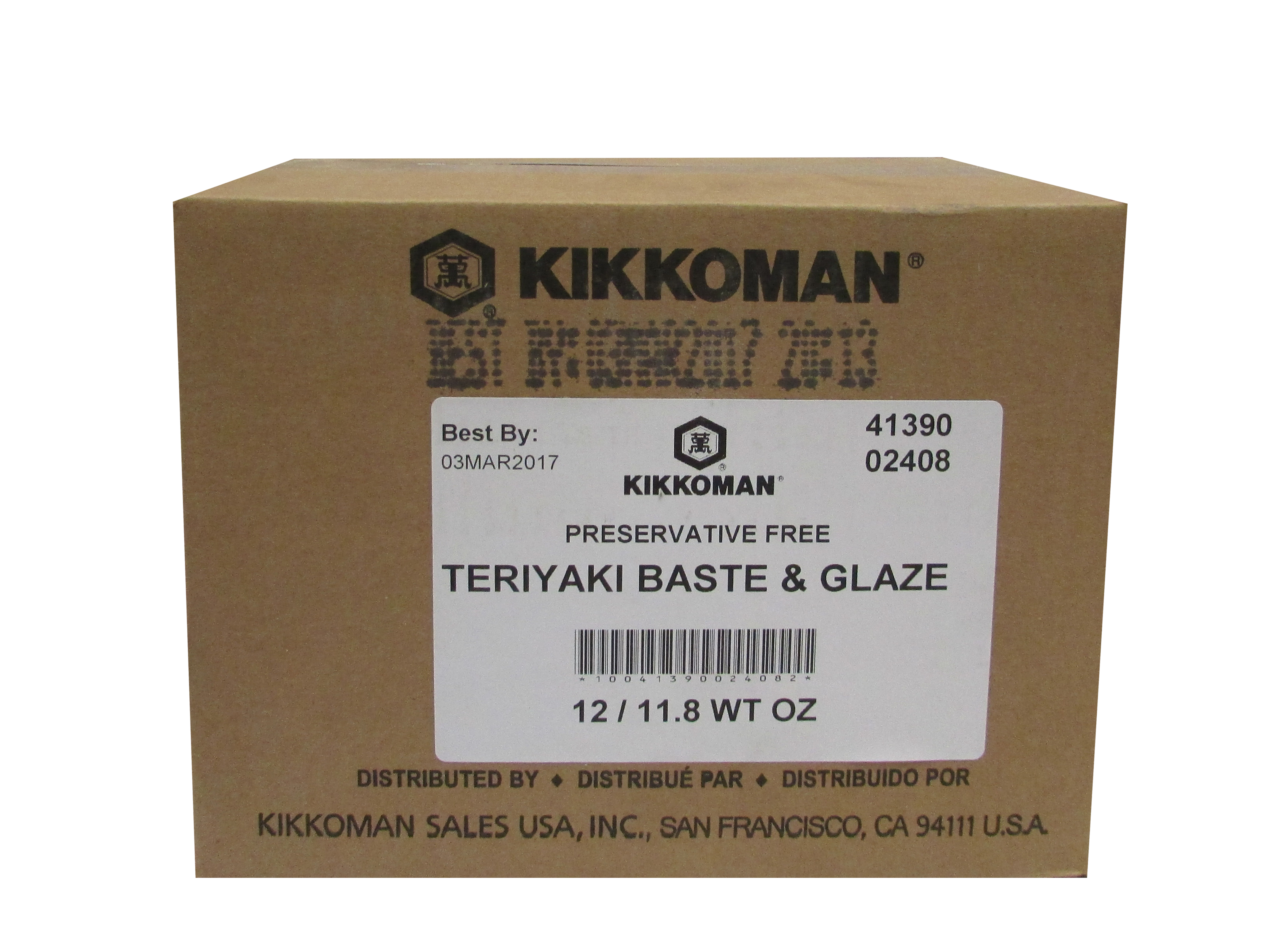 SALSA TERIYAKI KIKKOMAN BASTE Y GLAZE 12/11.8 OZ