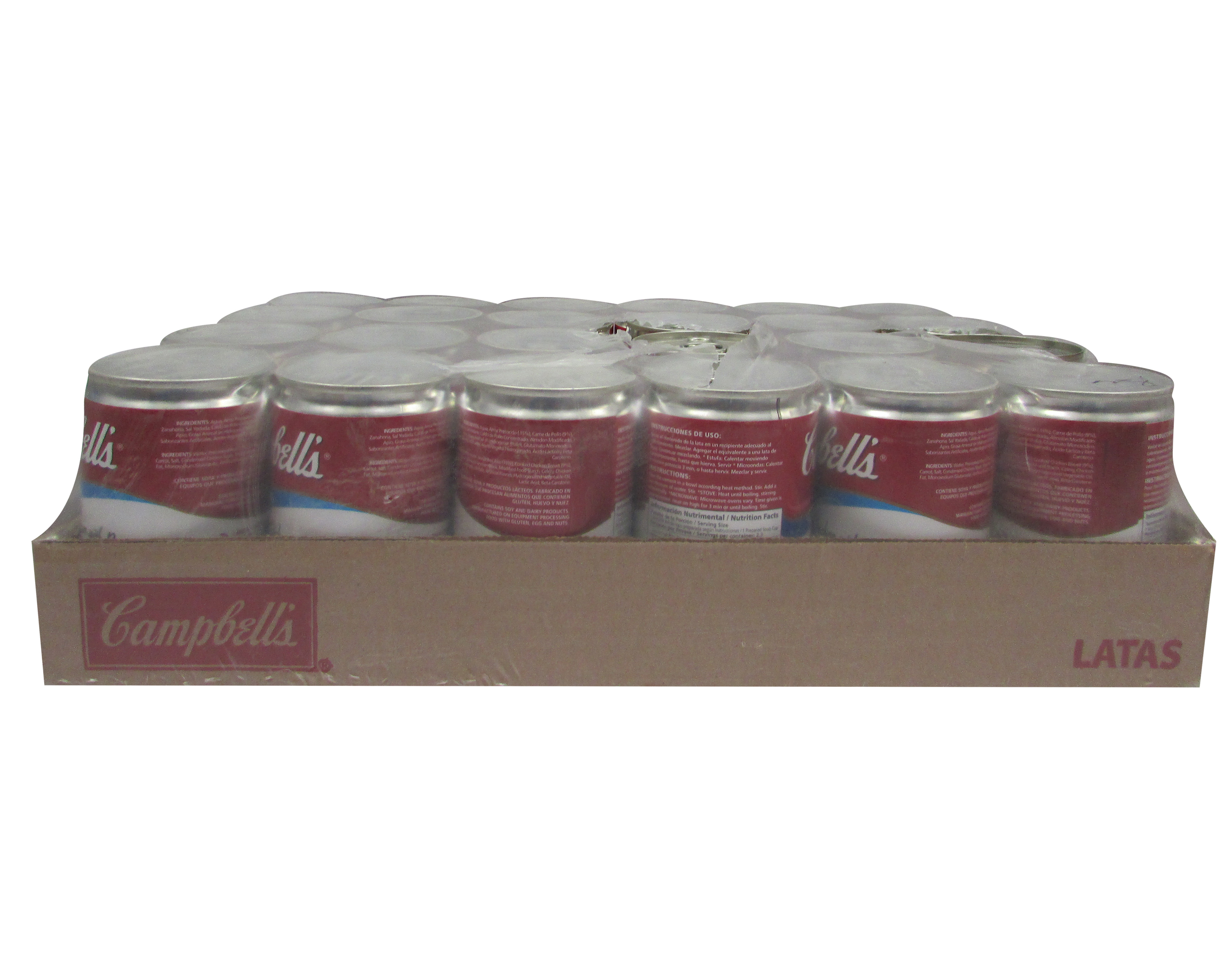 SOPA POLLO C/ARROZ CAMPBELLS 24/298 GR