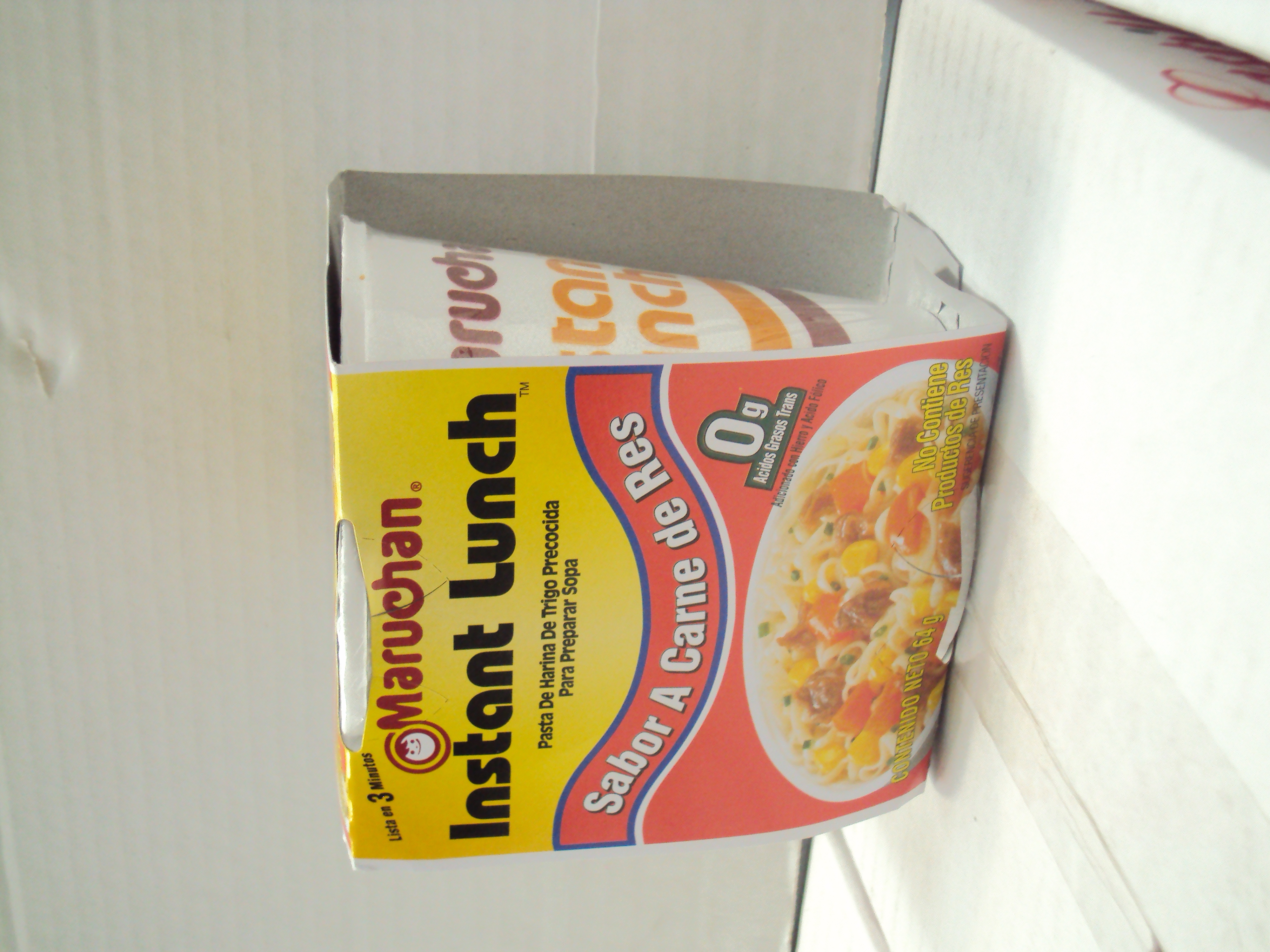 SOPA RES MARUCHAN VASO 12/64 GR.