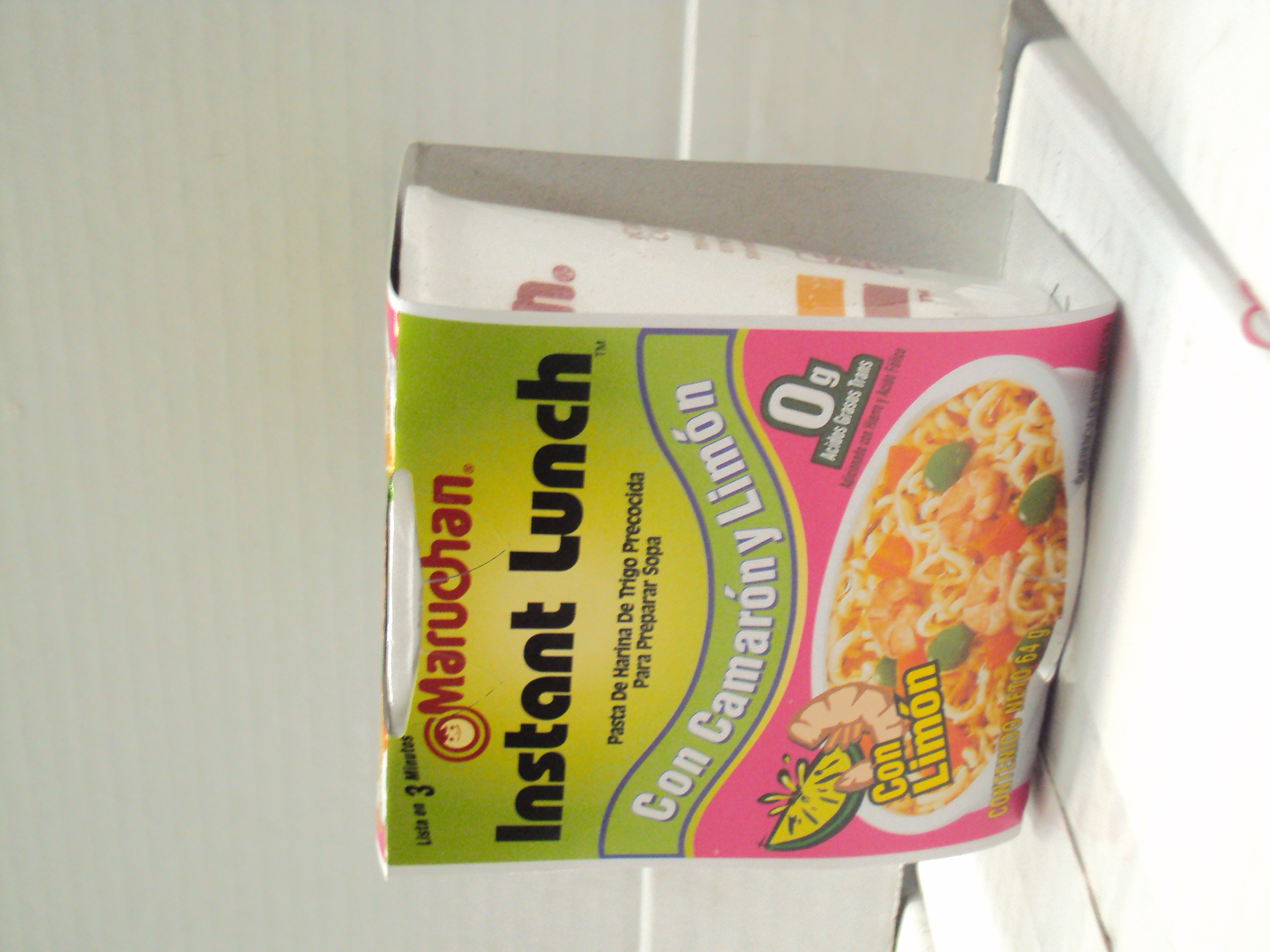 SOPA CAMARON/LIMON MARUCHAN VASO 12/64 GR.