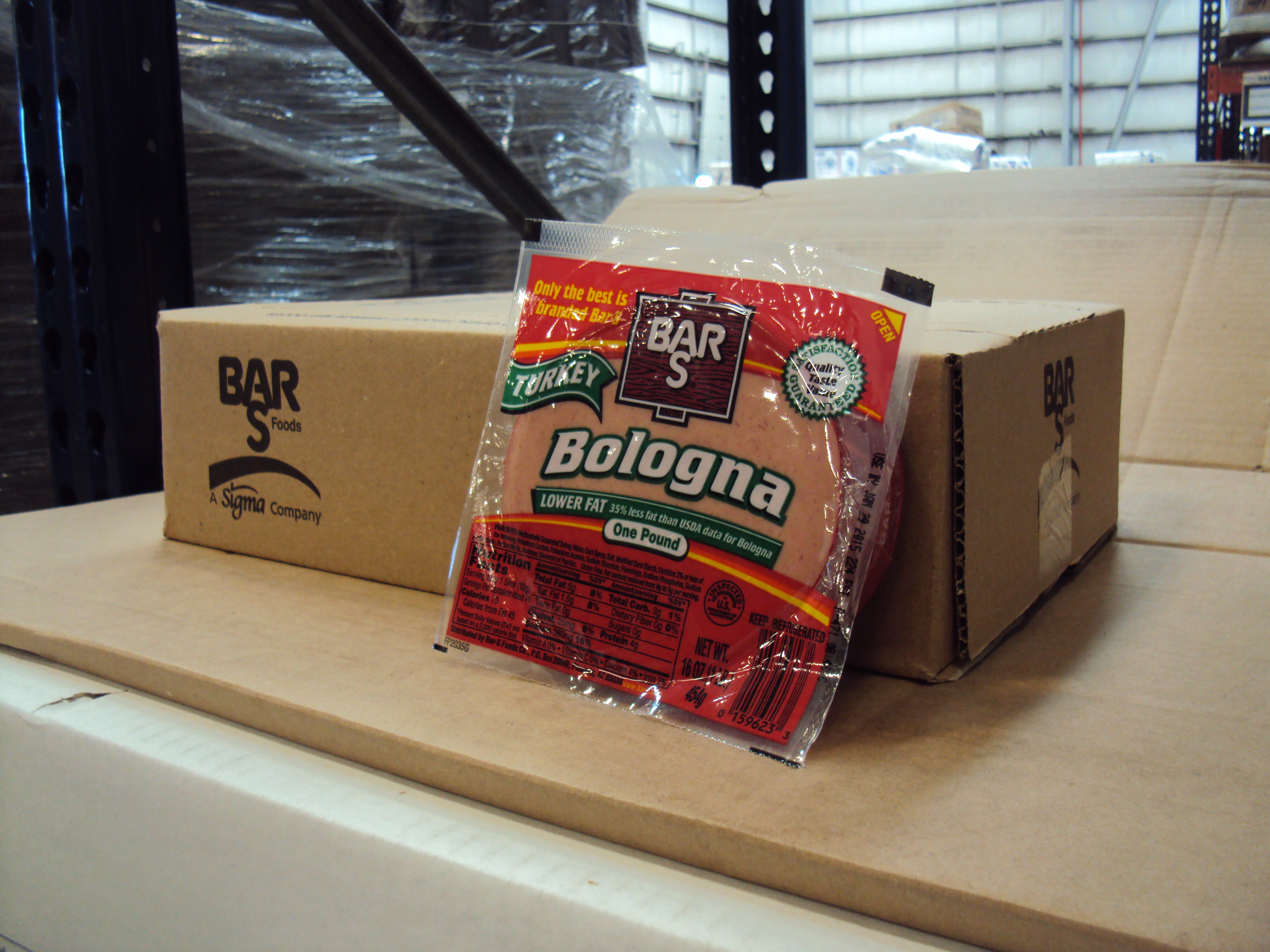 BOLONIA BARS DE PAVO 12/1LB.