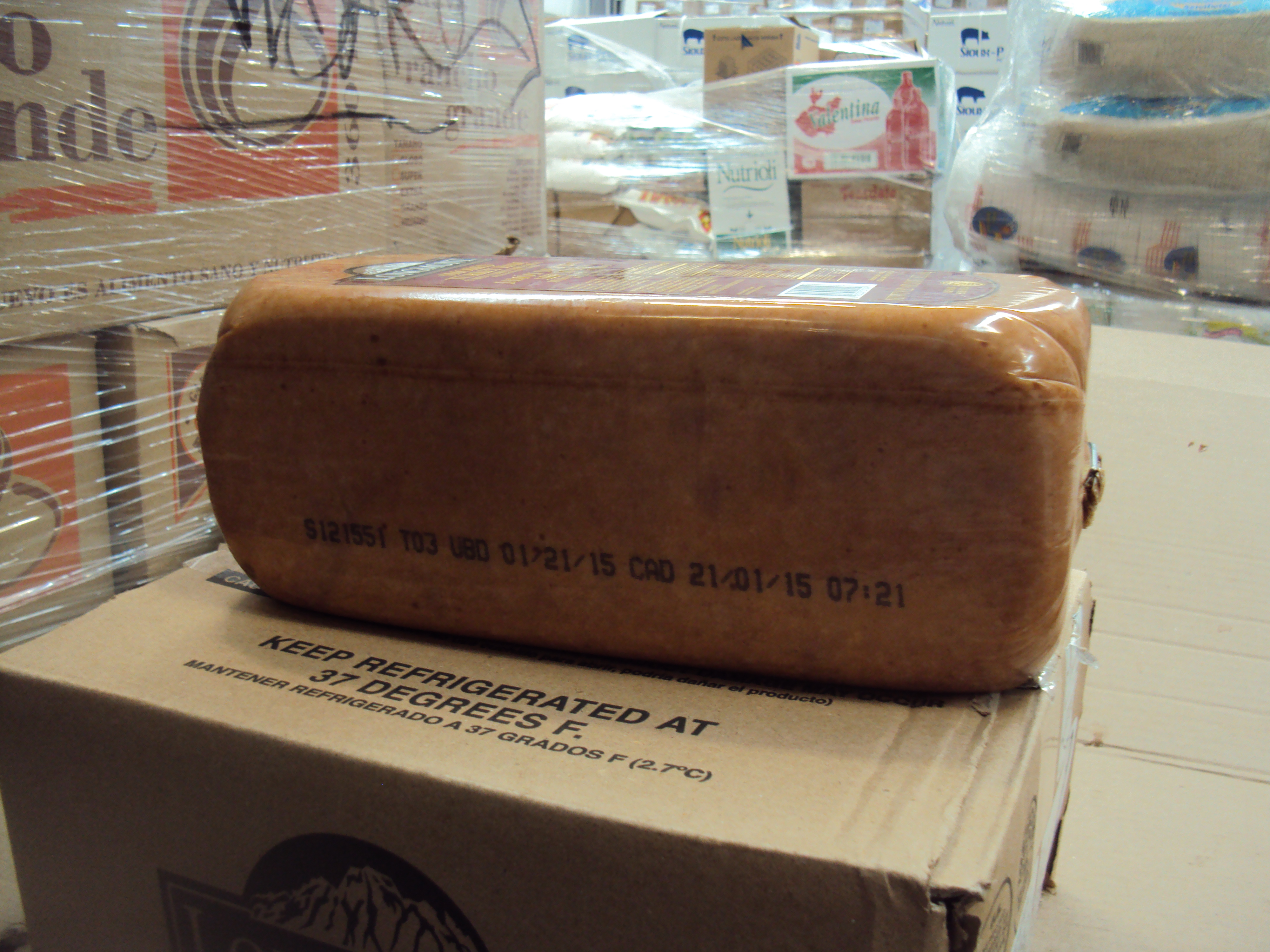 JAMON DE PAVO AHUMADO LONGMONT 2/8 LB. 9 OZ.