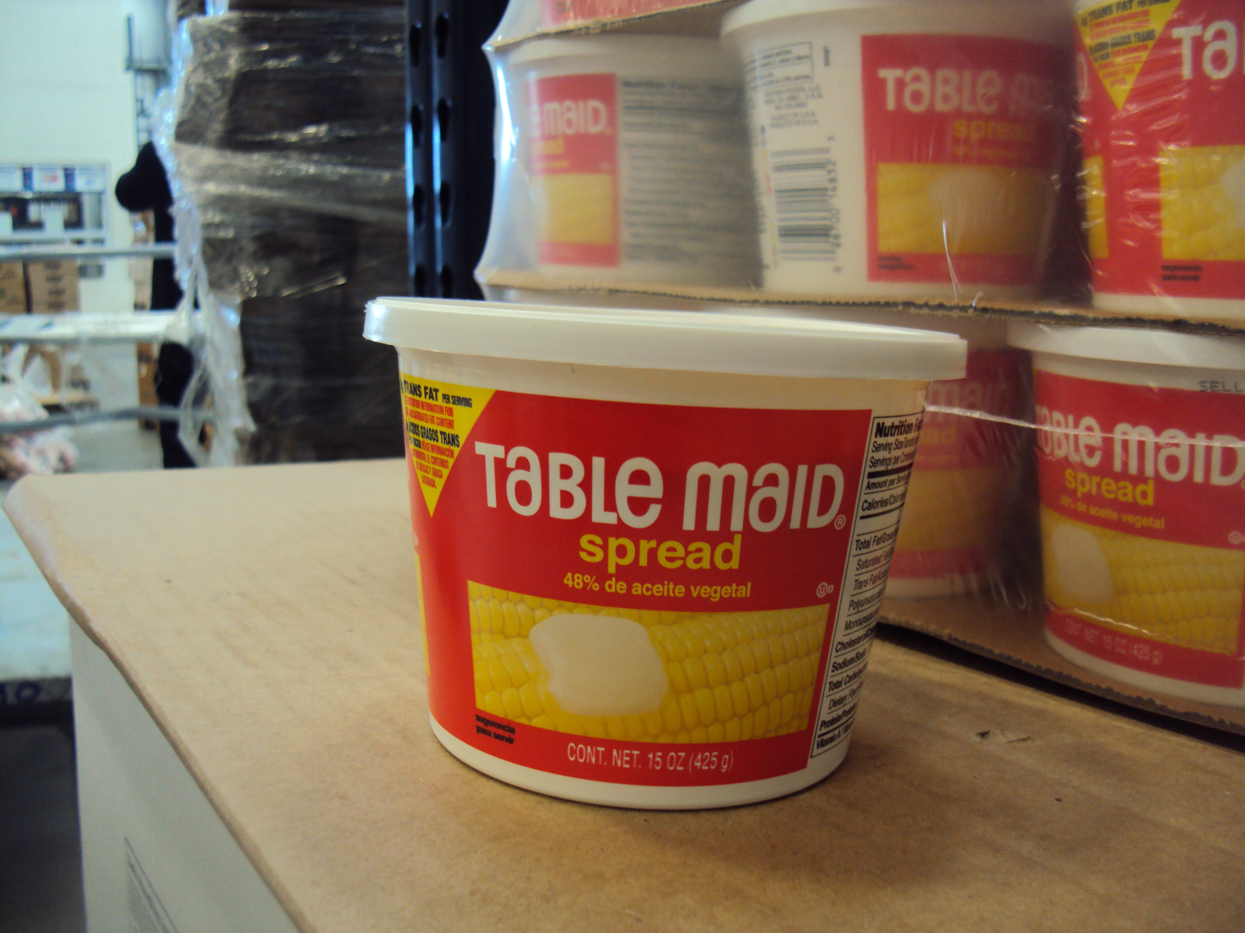 MARGARINA TABLE MAID TARRO 24/15 OZ.