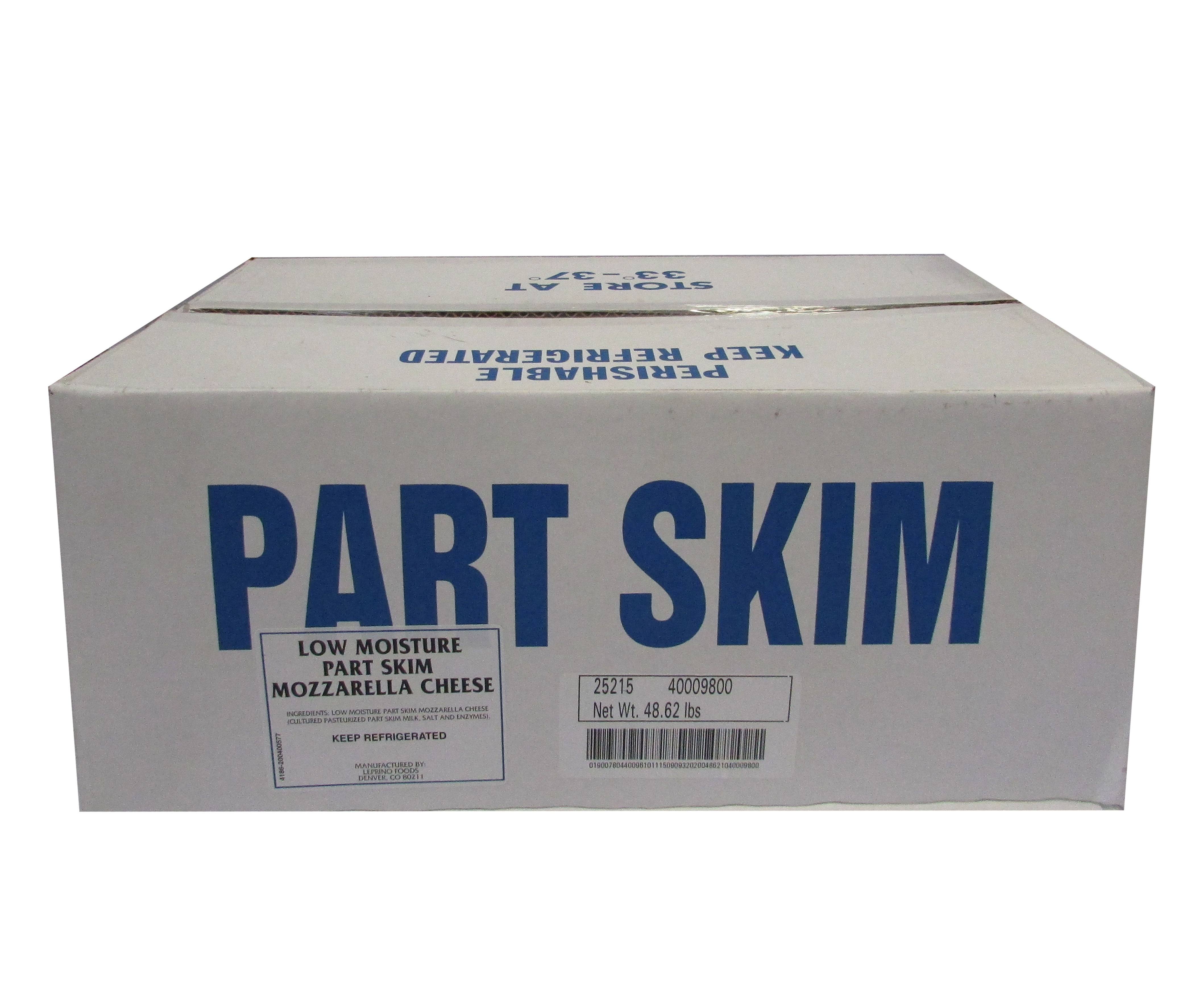 QUESO MOZZARELLA BARRA ISABELLA PART SKIM C/8