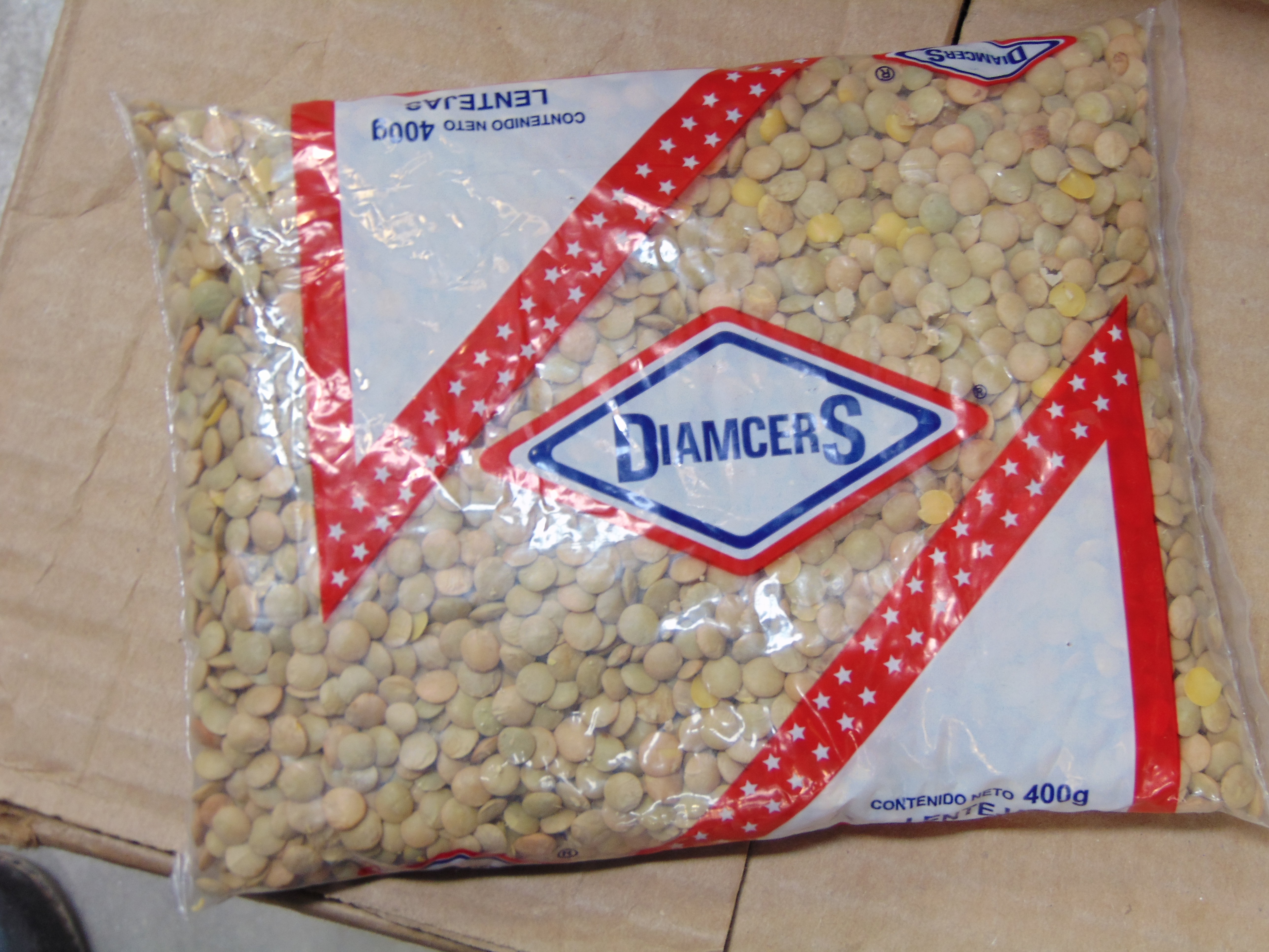 LENTEJAS DIAMCERS 12/400 GR.